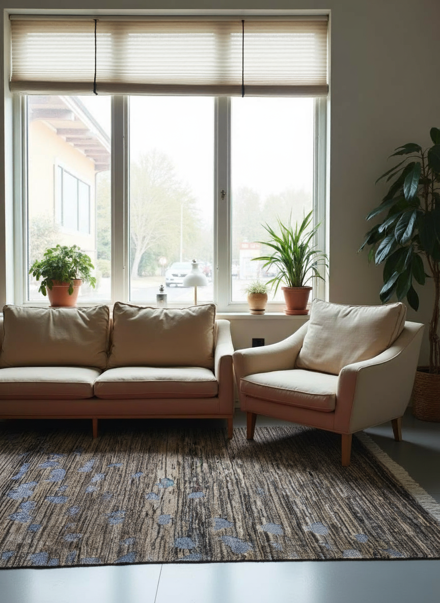 Sculpture Hand Knotted Rug - 247 x 159 cm