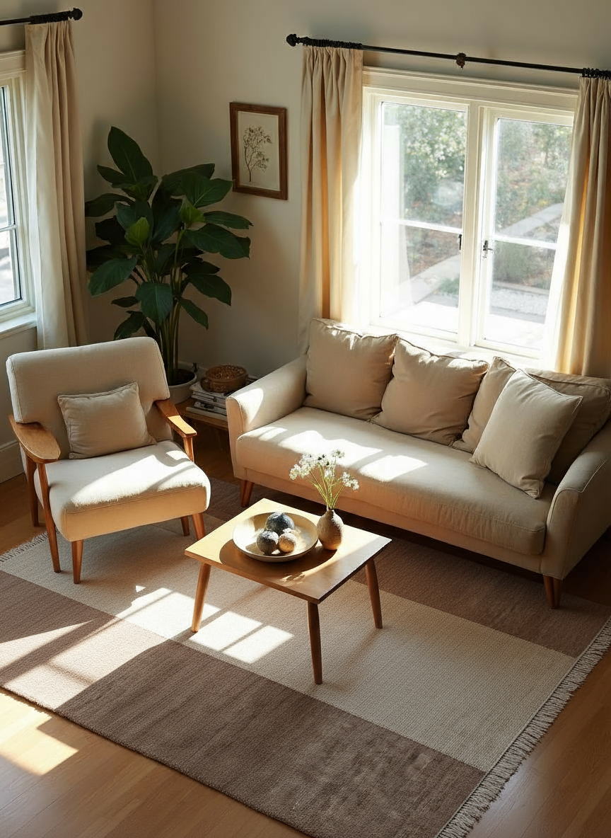 Striae Flatweave Rug - 244 x 153 cm