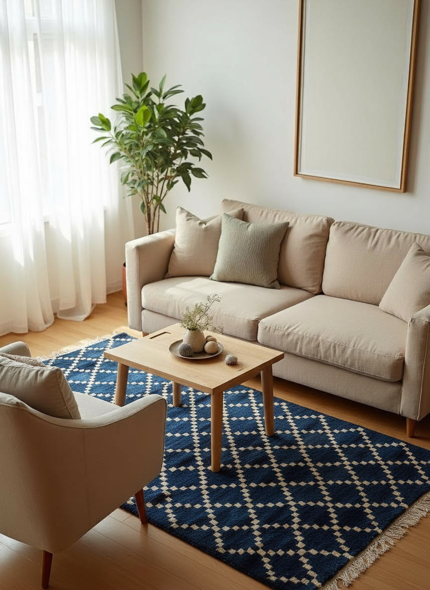 Oases Hand Knotted Rug - 193 x 125 cm