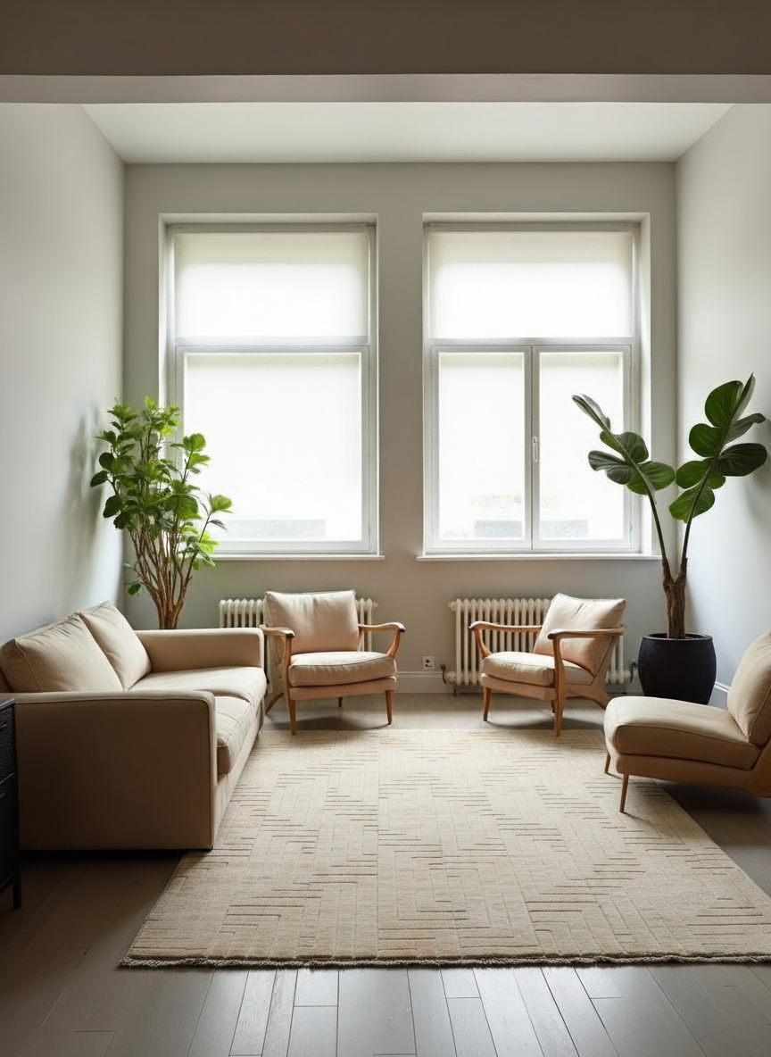 Zeva Hand Knotted Rug - 305 x 262 cm