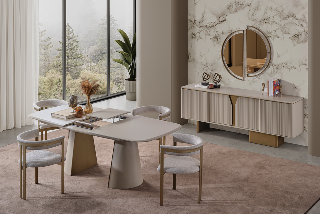 Hermes Dining Table (O) by Netline Interiors