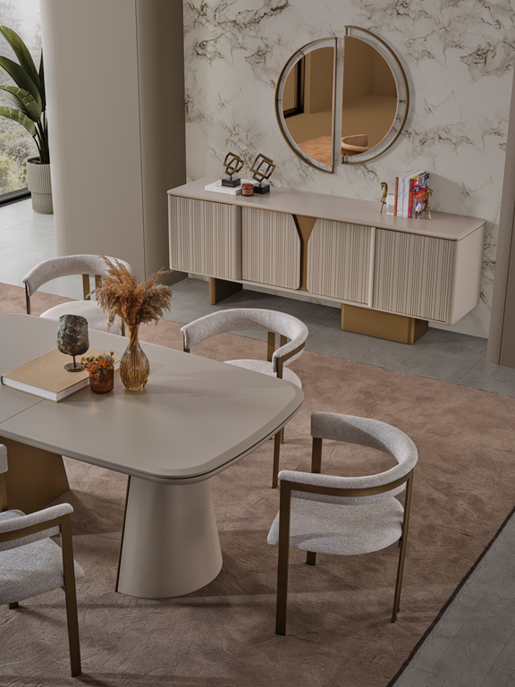 Hermes Dining Table (O) by Netline Interiors