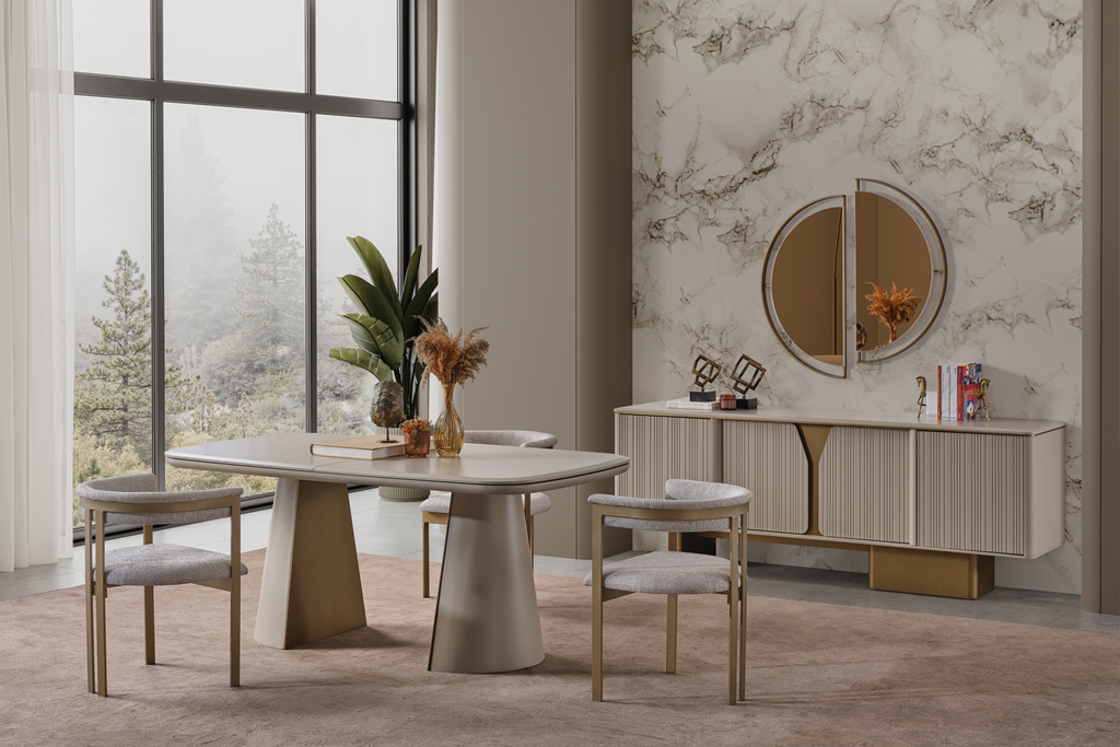 Hermes Dining Table (O) by Netline Interiors