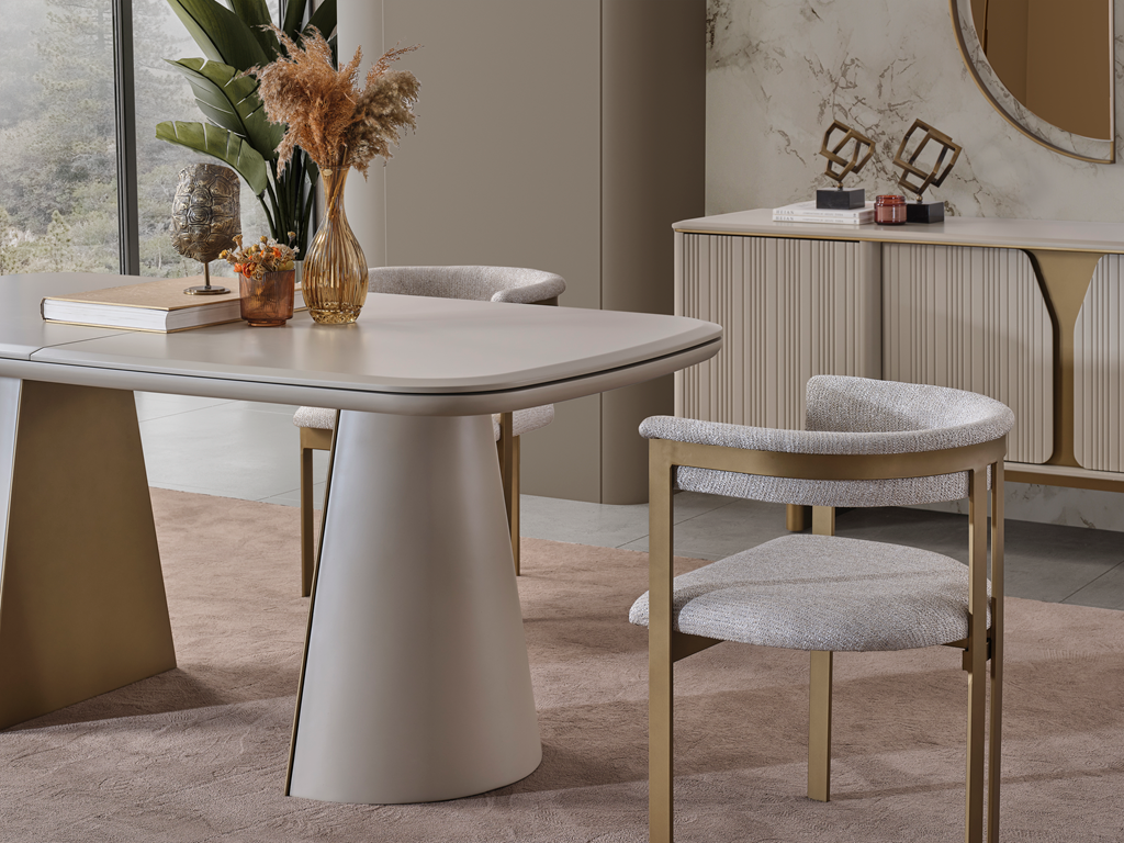 Hermes Dining Table (O) by Netline Interiors