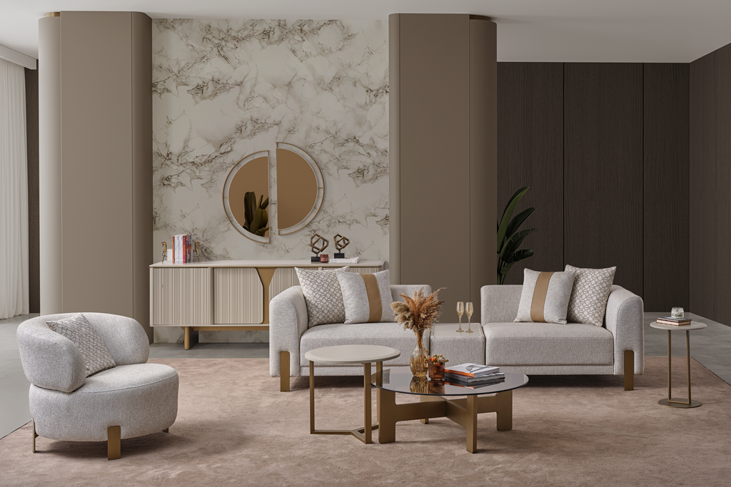 Hermes Sofa Set by Netline Interiors