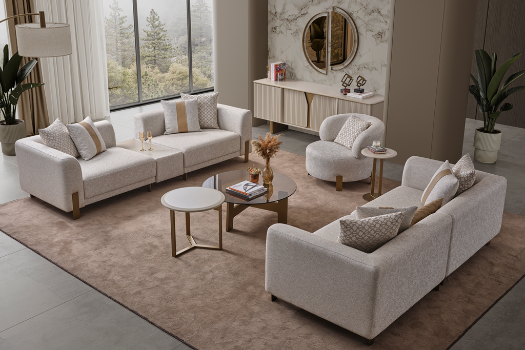 Hermes Sofa Set by Netline Interiors