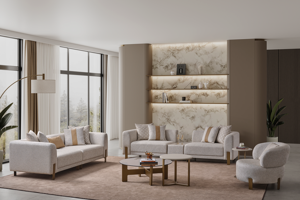 Hermes Sofa Set by Netline Interiors