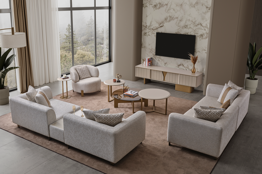 Hermes Sofa Set by Netline Interiors