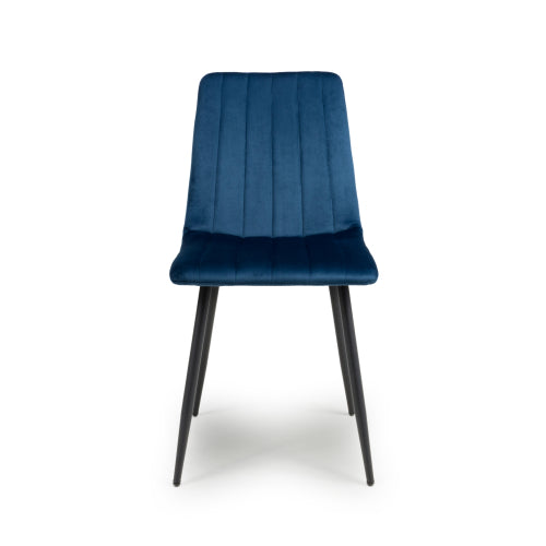 Netline Home Interior Lisbon Chair dining chair with comfortable upholstered seat and wooden legs for everyday dining.