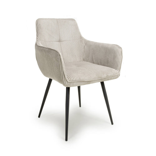 Netline Home Interior Denver Chair dining chair with comfortable upholstered seat and wooden legs for everyday dining comfort.