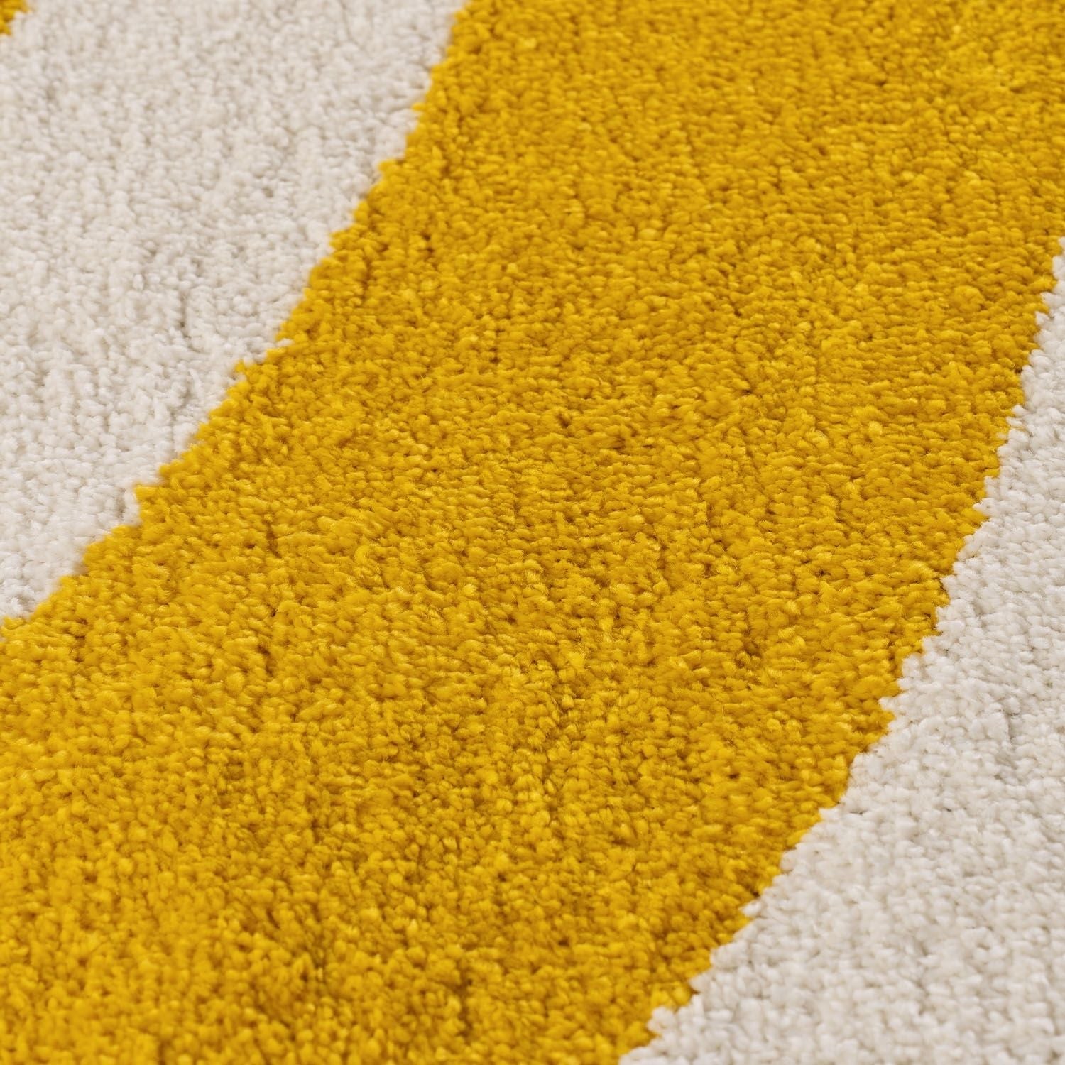 Joli Wave Yellow & White Rug