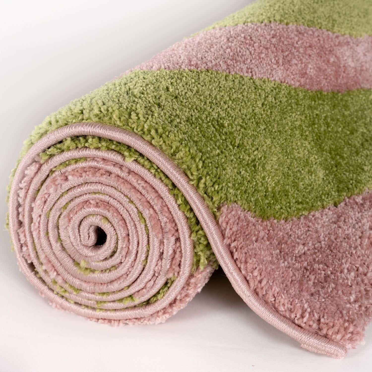 Joli Wave Green & Pink Rug