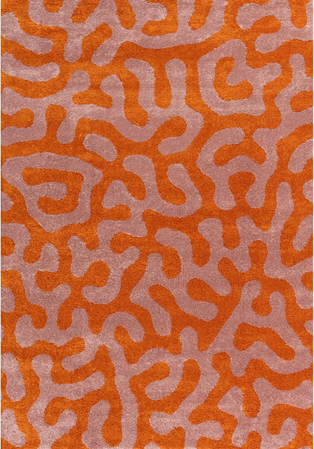 Joli Doodle Orange & Pink Rug
