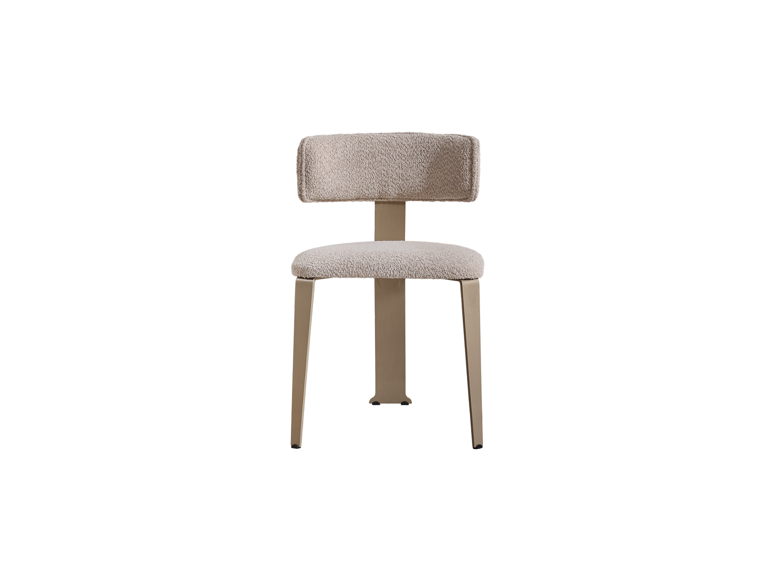 Netline Home Interior Lizbon Dining Chair with cushioned seat and wooden legs, ideal for comfortable everyday dining.
