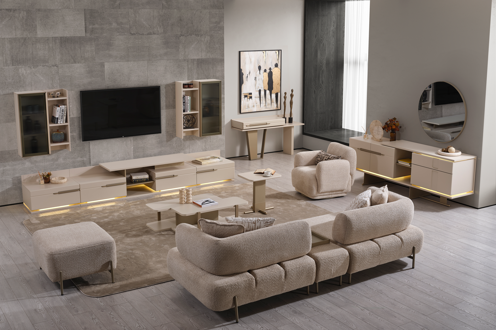 Lizbon Sofa Set by Netline Interiors