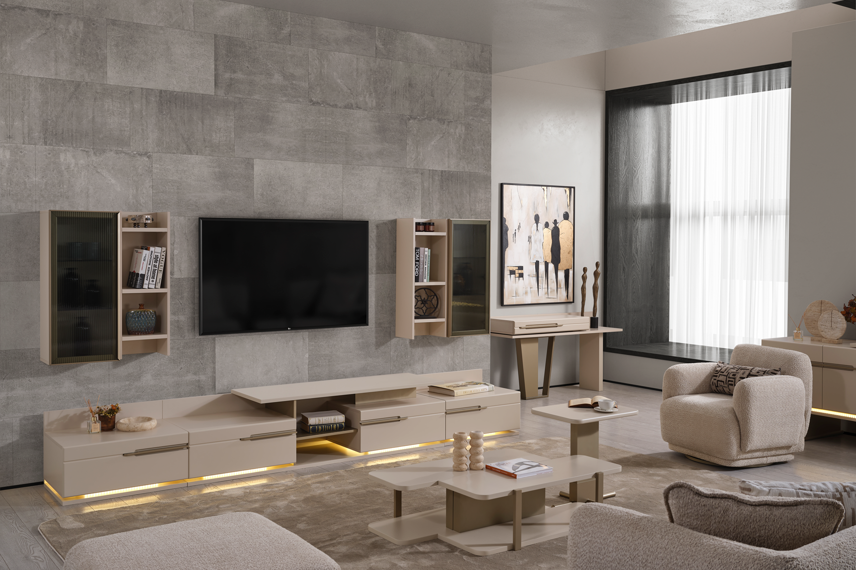 Lizbon TV Unit by Netline Interiors