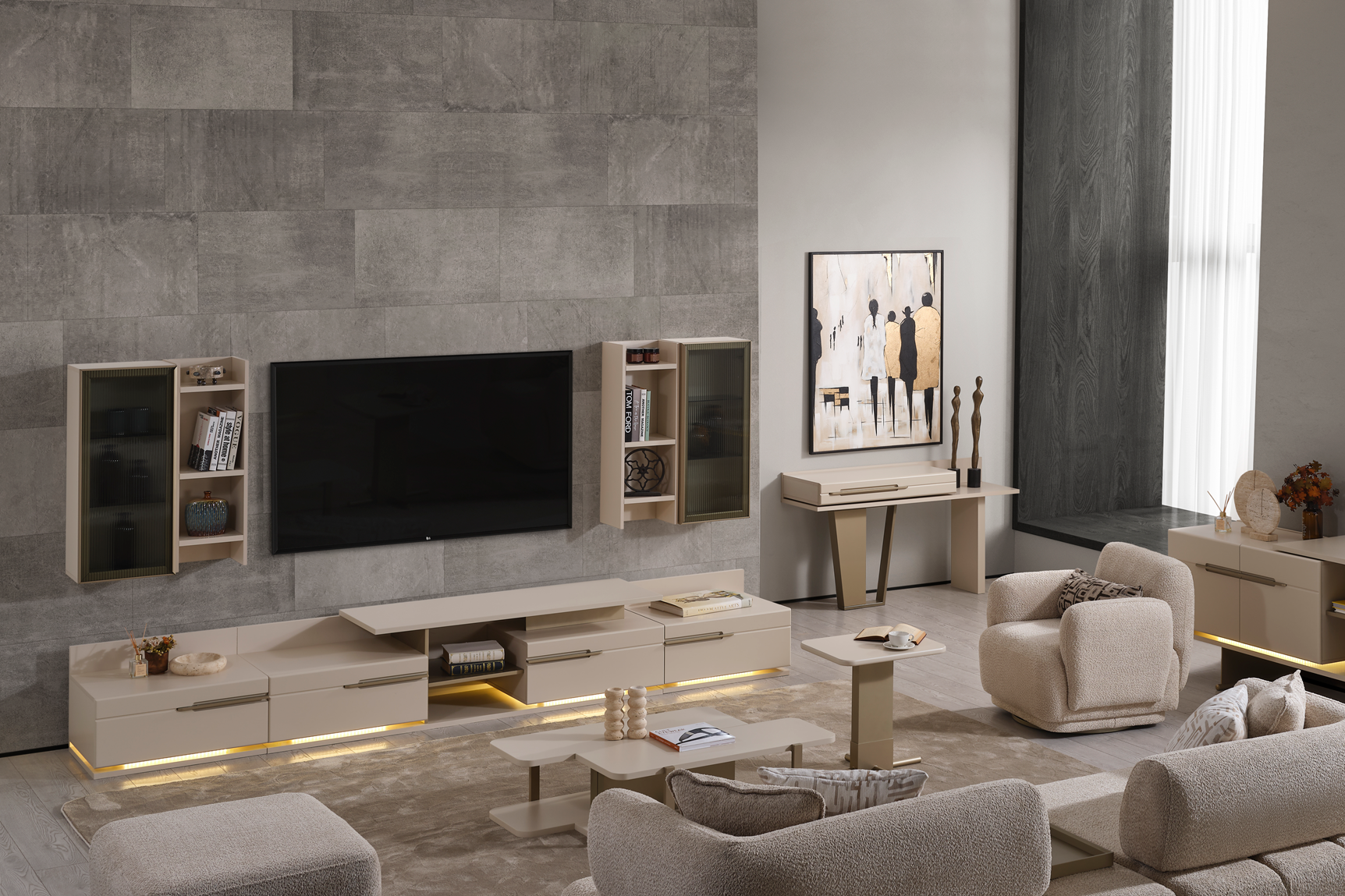 Lizbon TV Unit by Netline Interiors