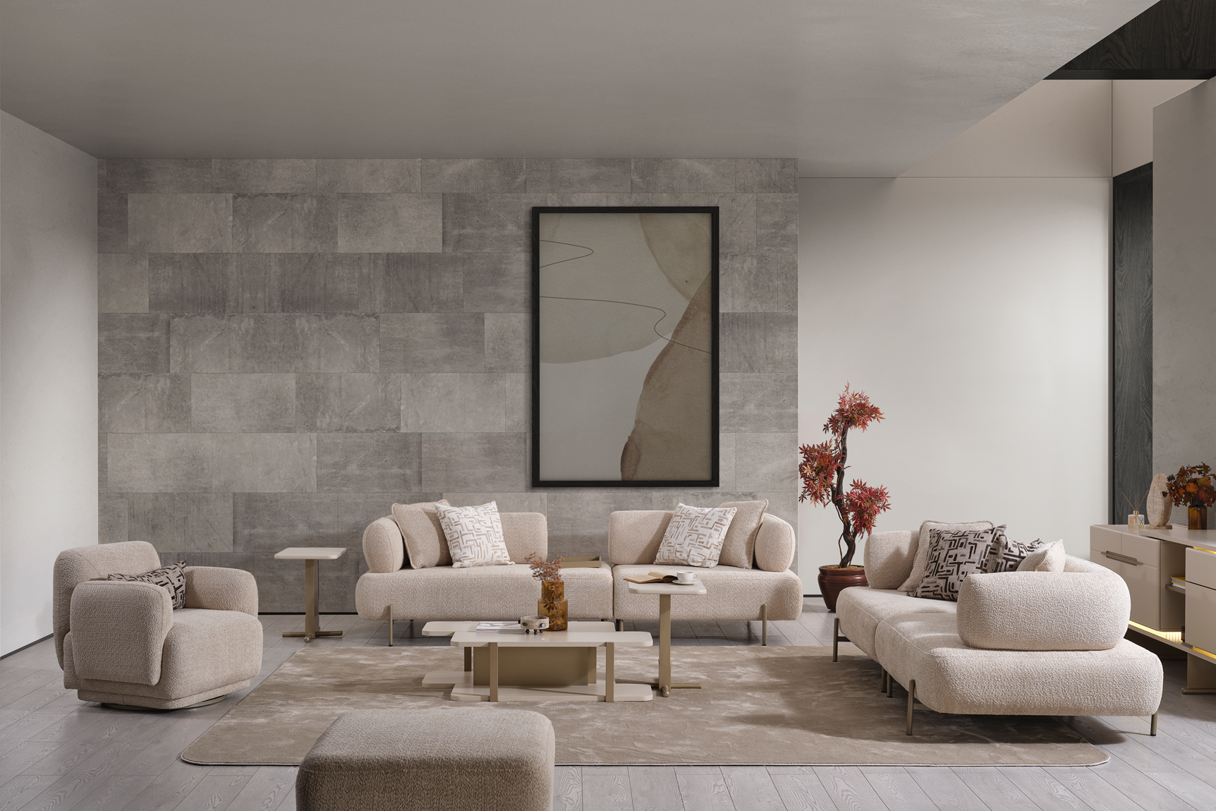 Lizbon Sofa Set by Netline Interiors