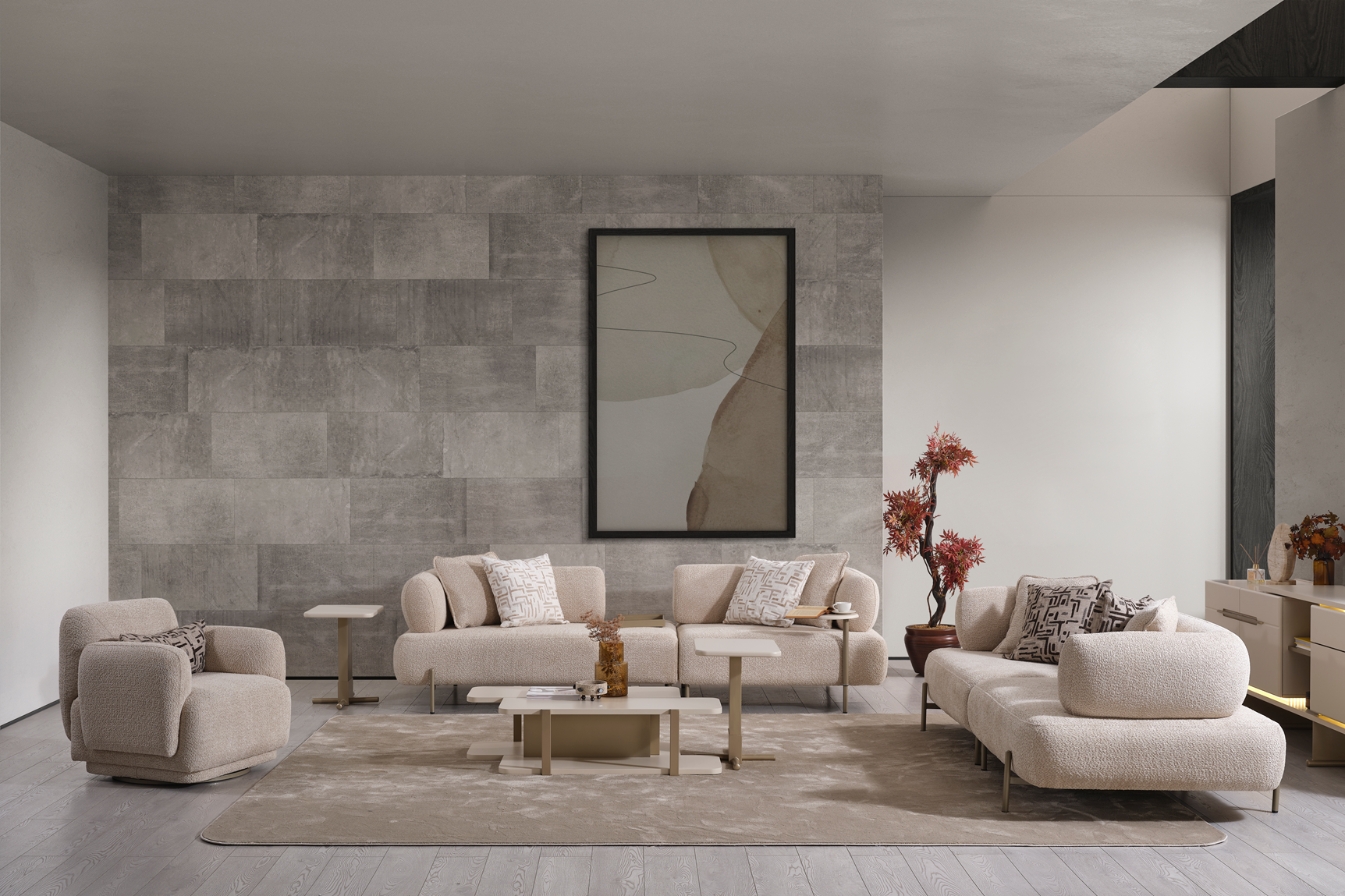 Lizbon Sofa Set by Netline Interiors
