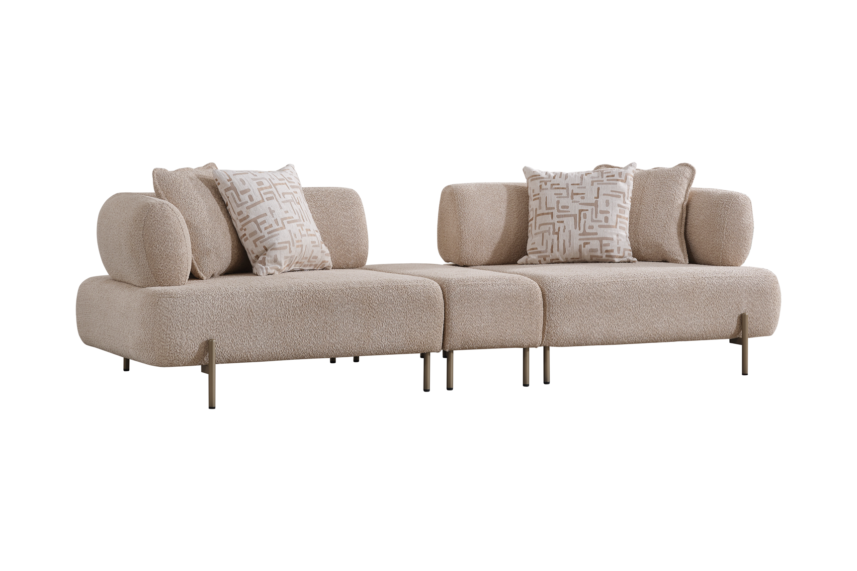 Lizbon 3-Seater Sofa by Netline Interiors