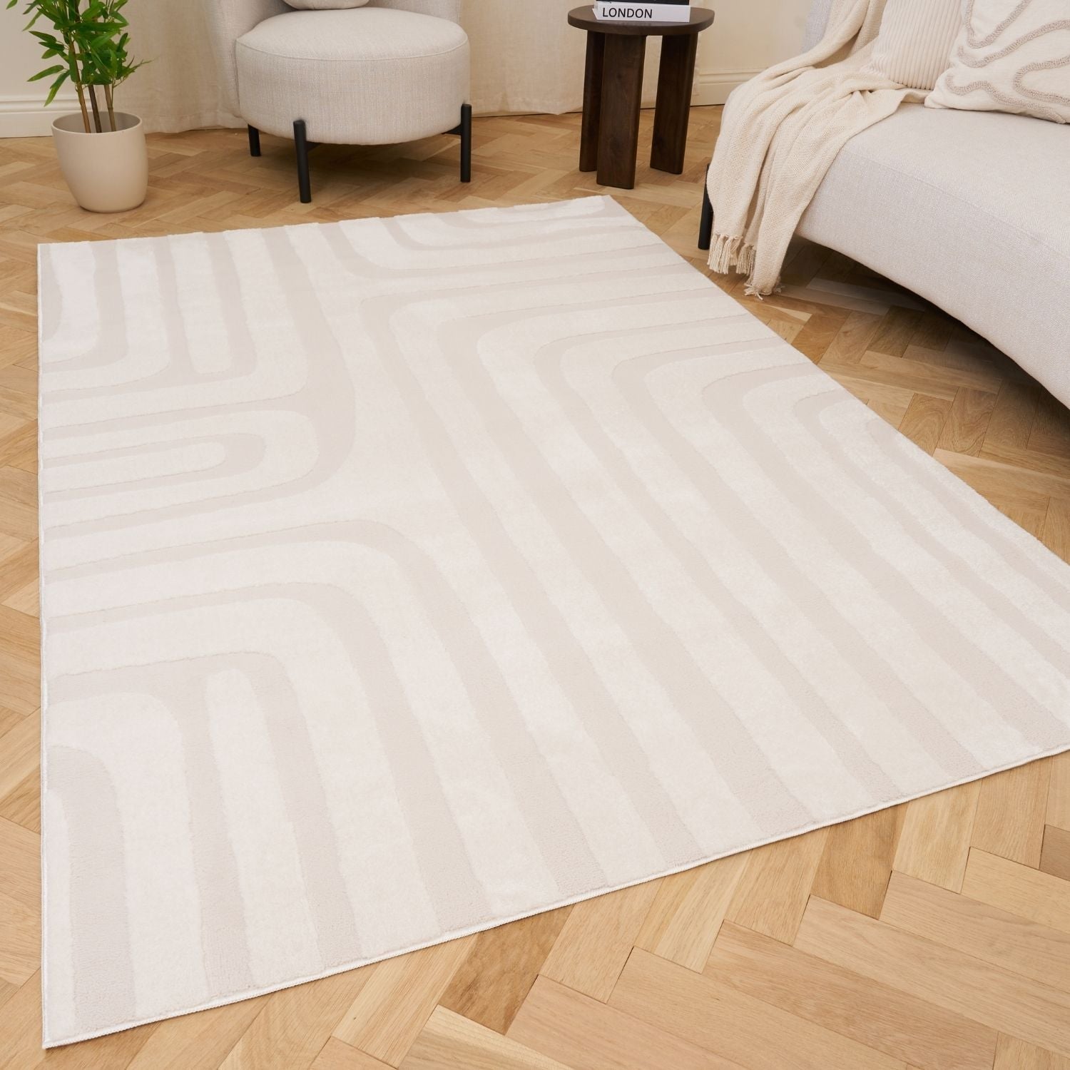 Loft Geometric Cream Rug