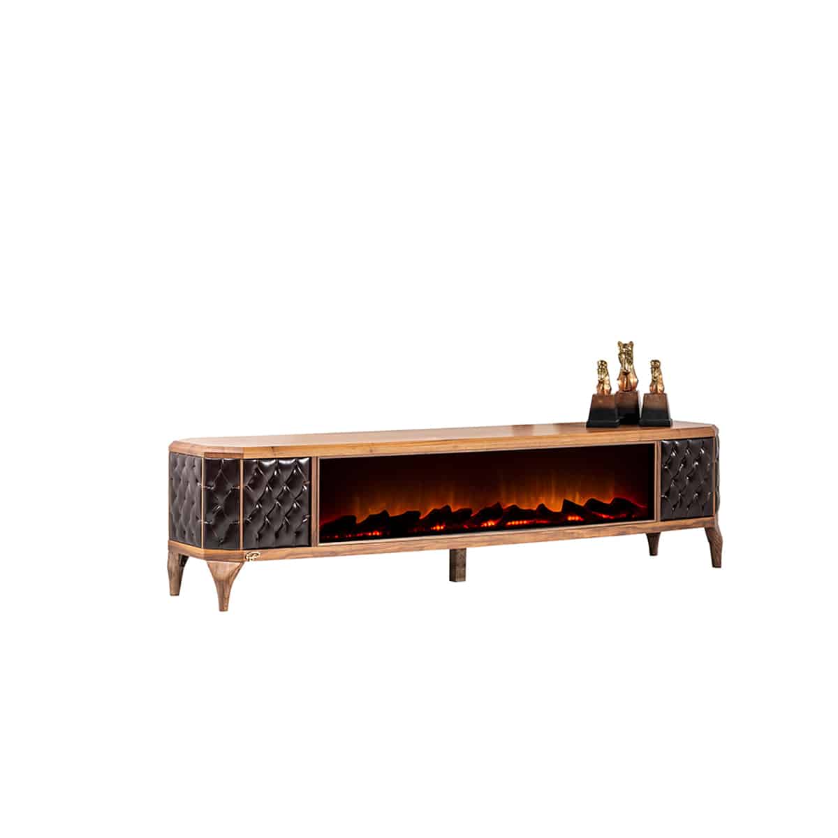 Contemporary Lotus Wall Unit TV stand by Netline Home Interior with sleek design and ample storage for media devices.