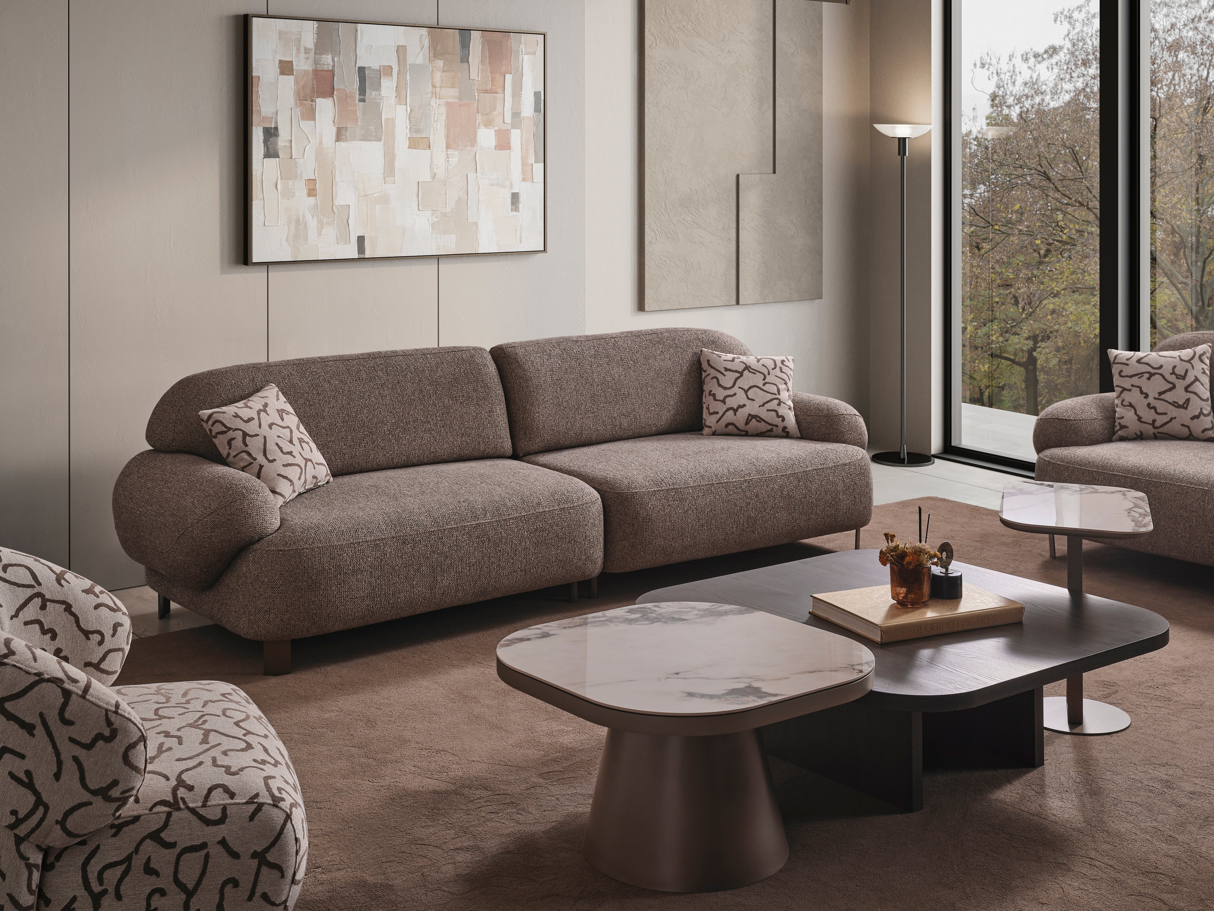 Lotus Sofa Set (O) by Netline Interiors