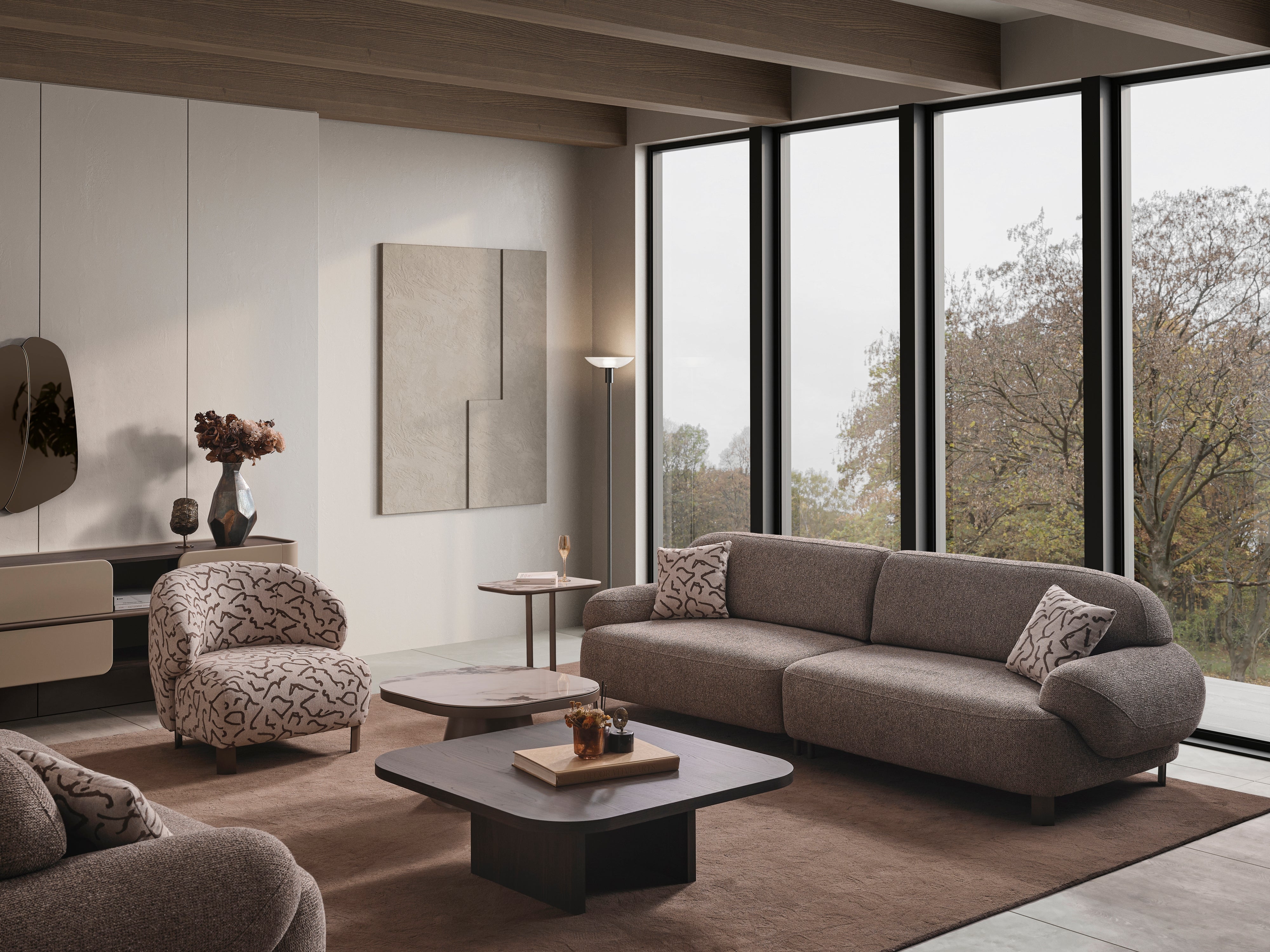 Lotus Sofa Set (O) by Netline Interiors