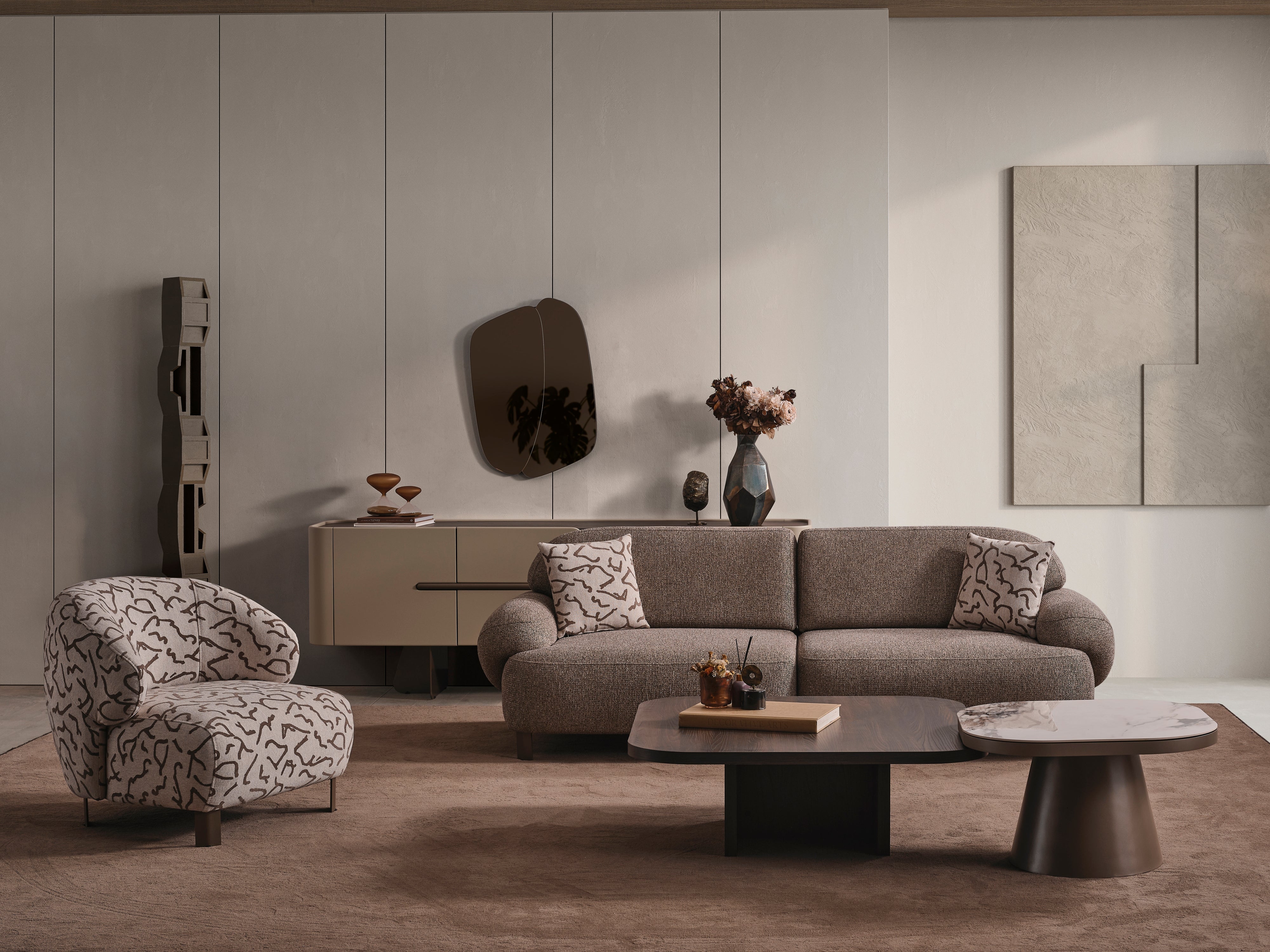 Lotus Sofa Set (O) by Netline Interiors