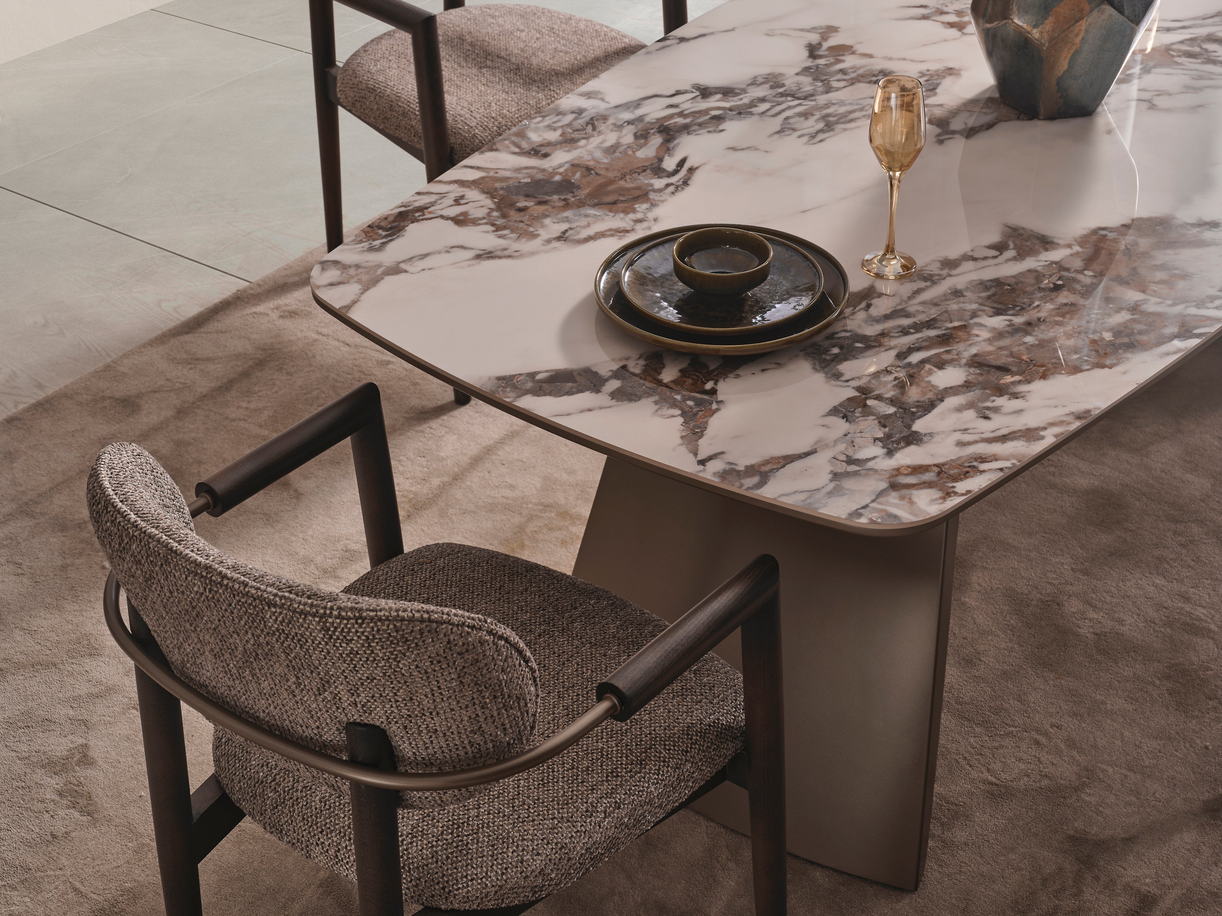 Lotus Dining Table (O) by Netline Interiors