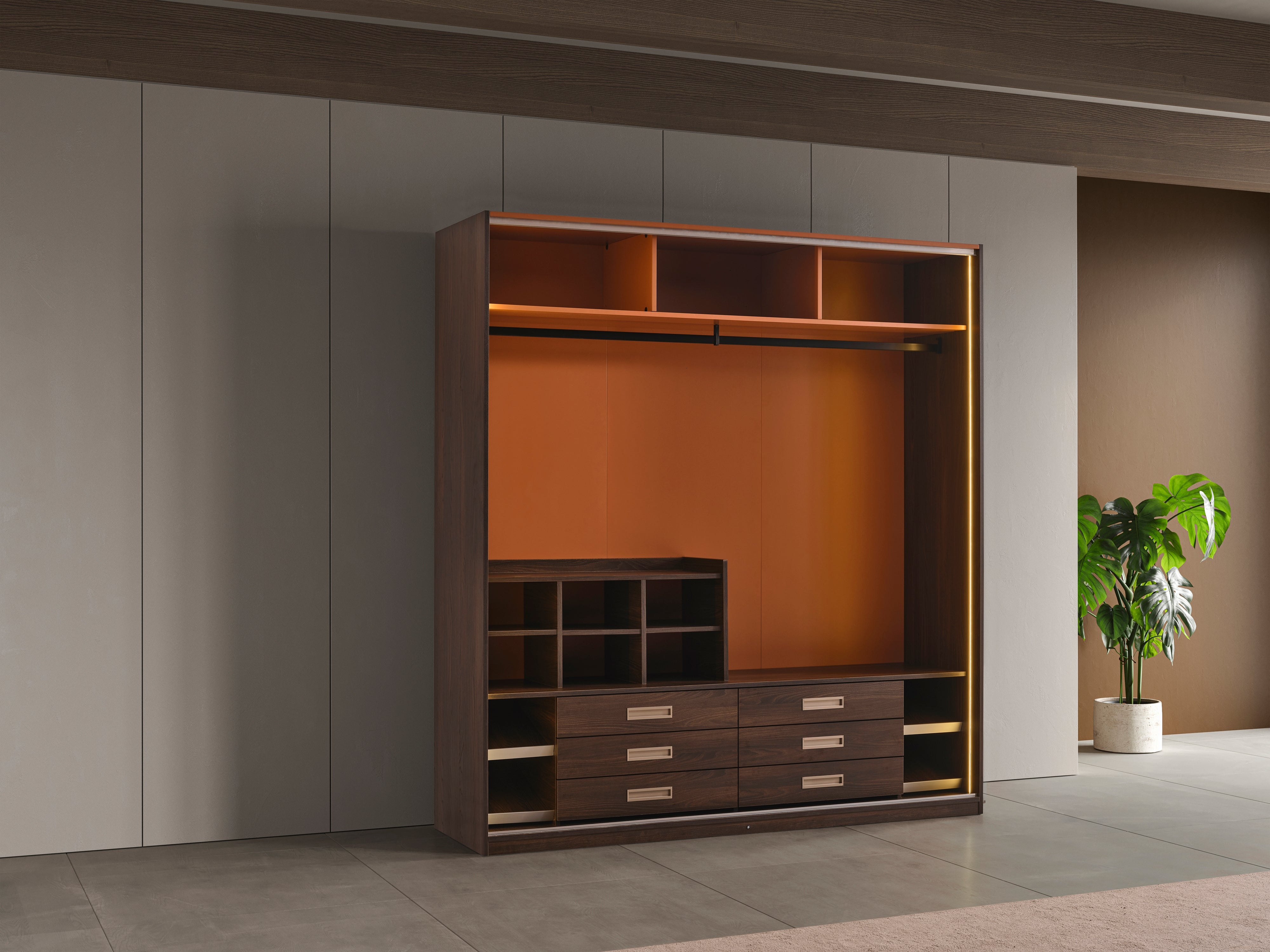 Lotus Wardrobe (O) by Netline Interiors