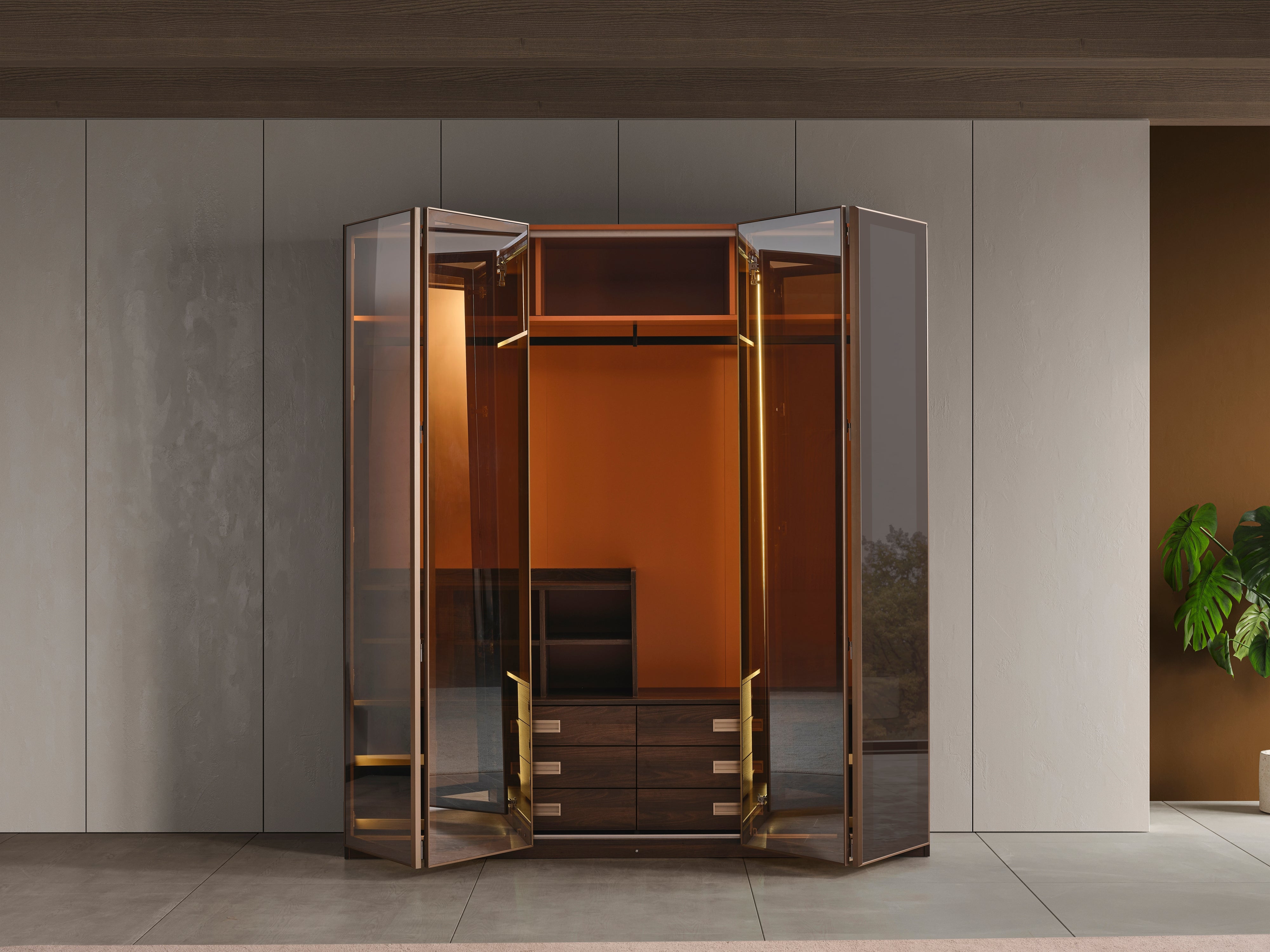Lotus Wardrobe (O) by Netline Interiors