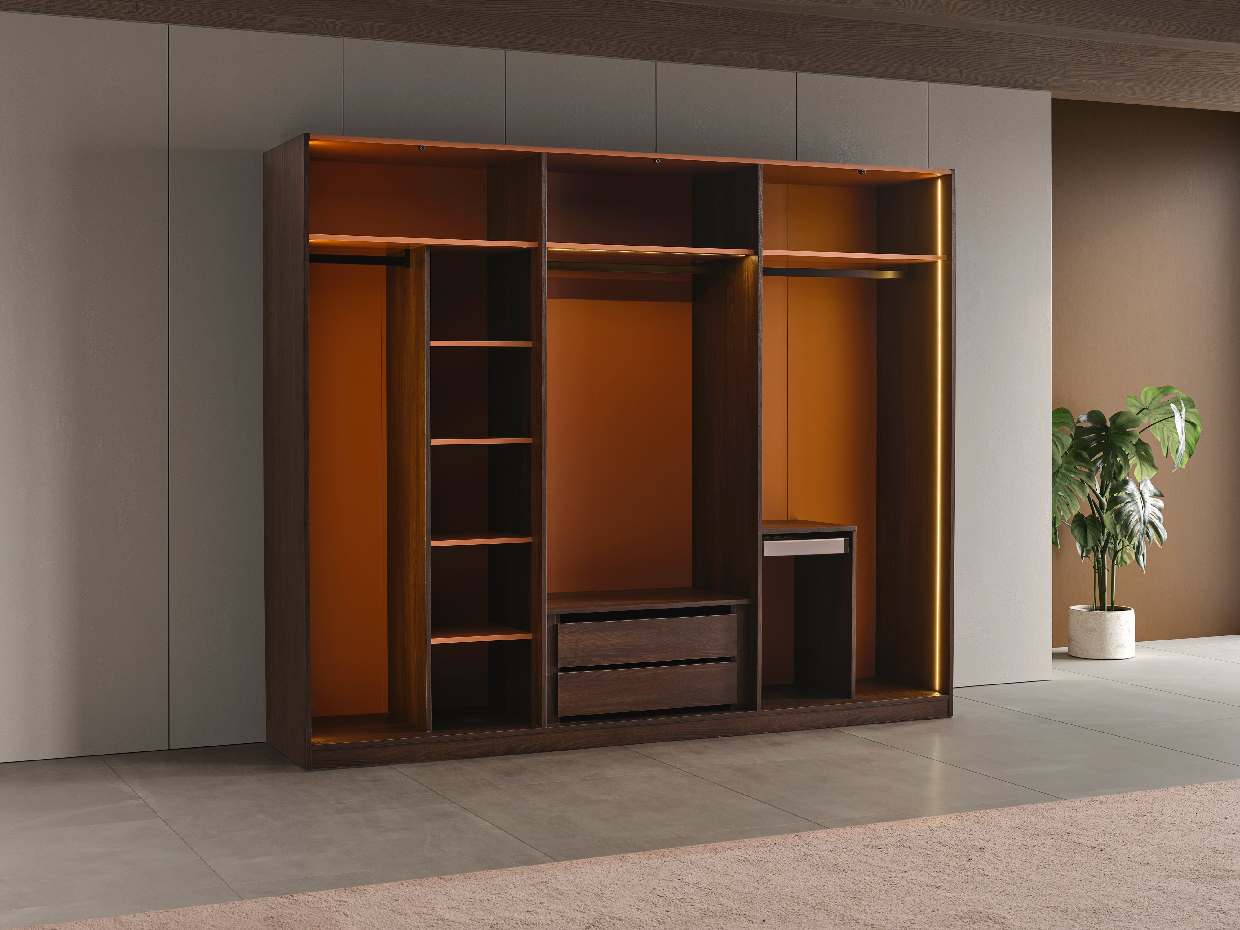 Lotus Wardrobe (O) by Netline Interiors