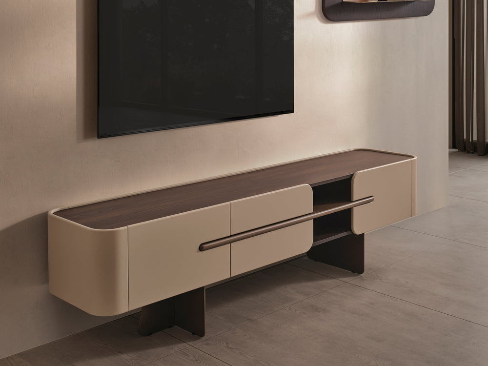 Lotus TV Unit (O) by Netline Interiors
