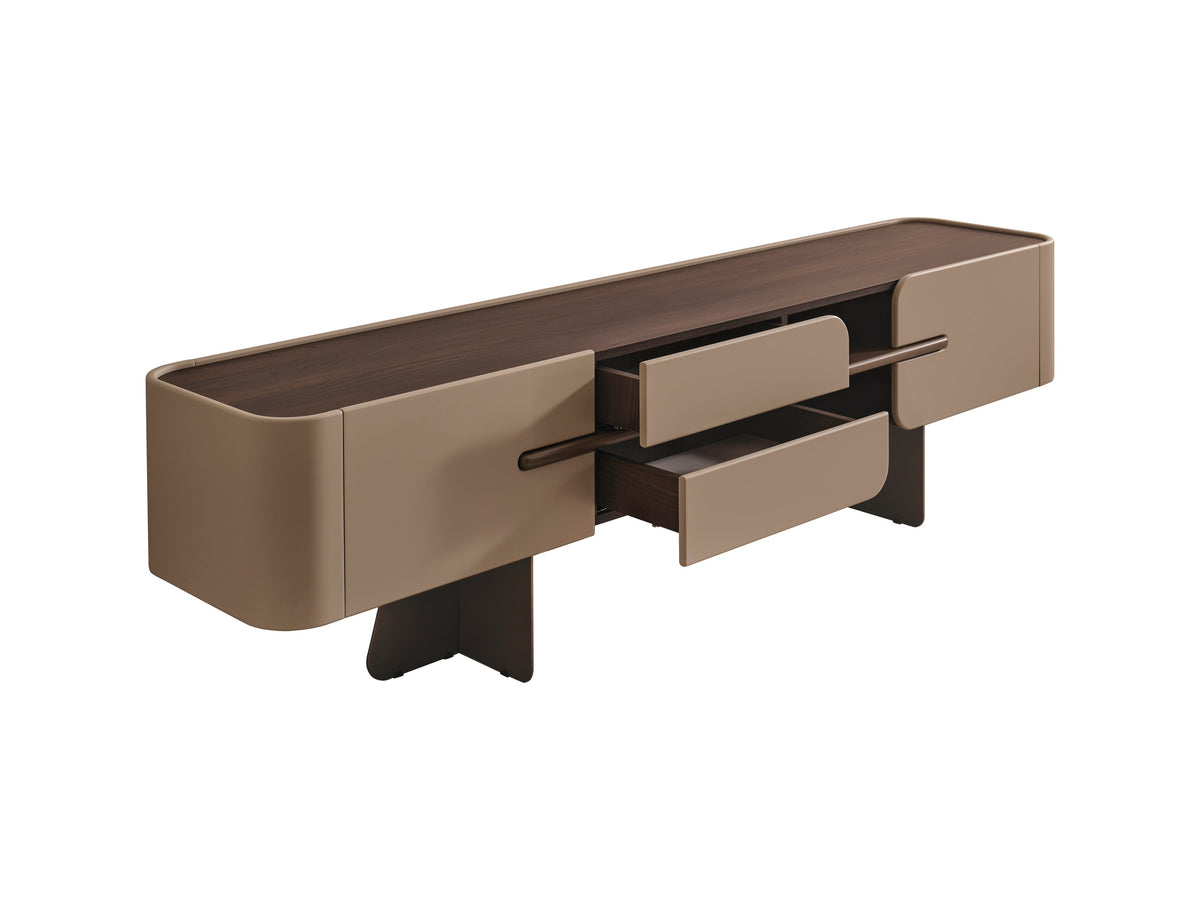 Lotus TV Unit (O) by Netline Interiors