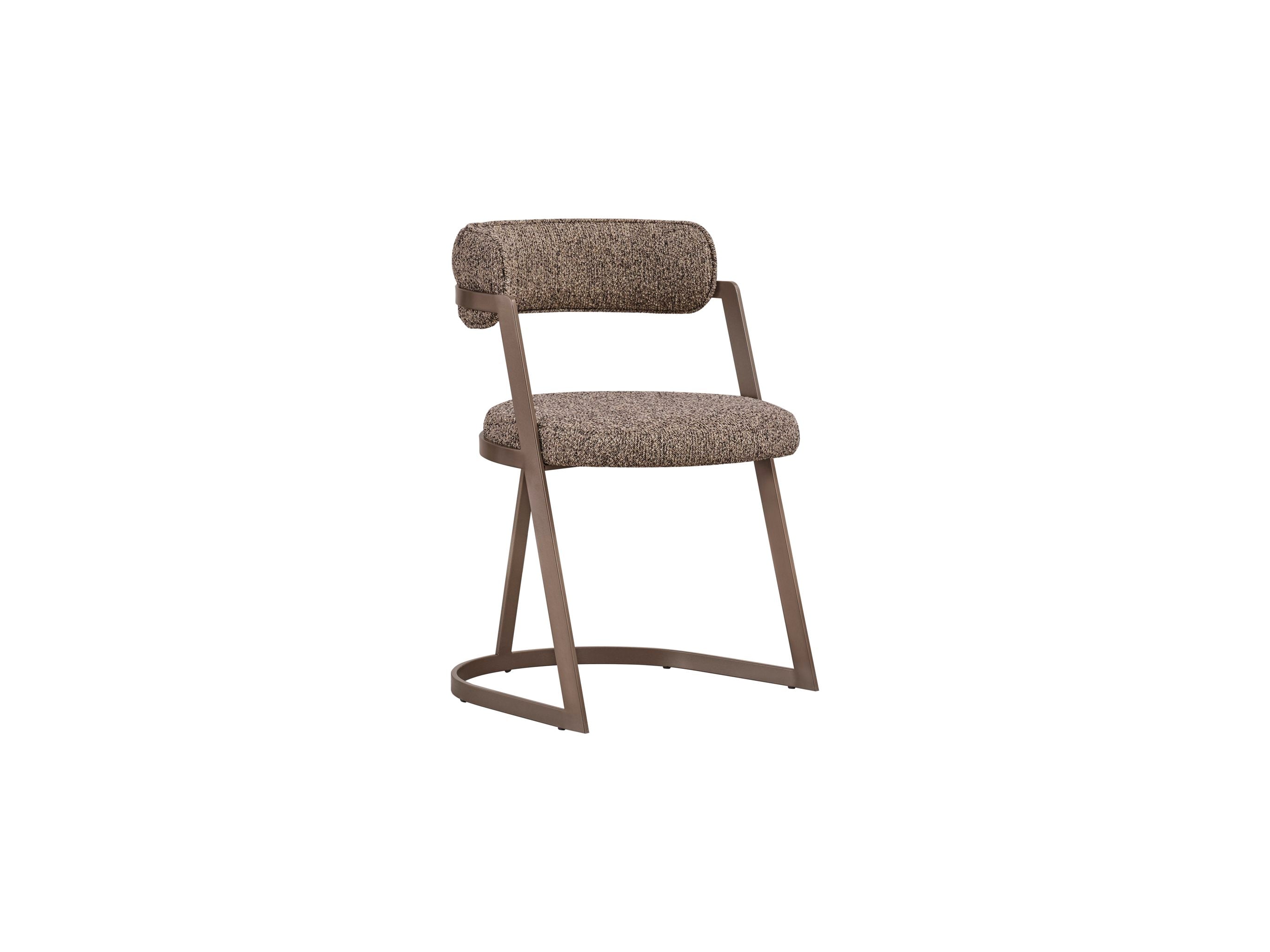 Luna Dining Chair by Netline Home Interior featuring a sleek modern design with cushioned seat and wooden legs.