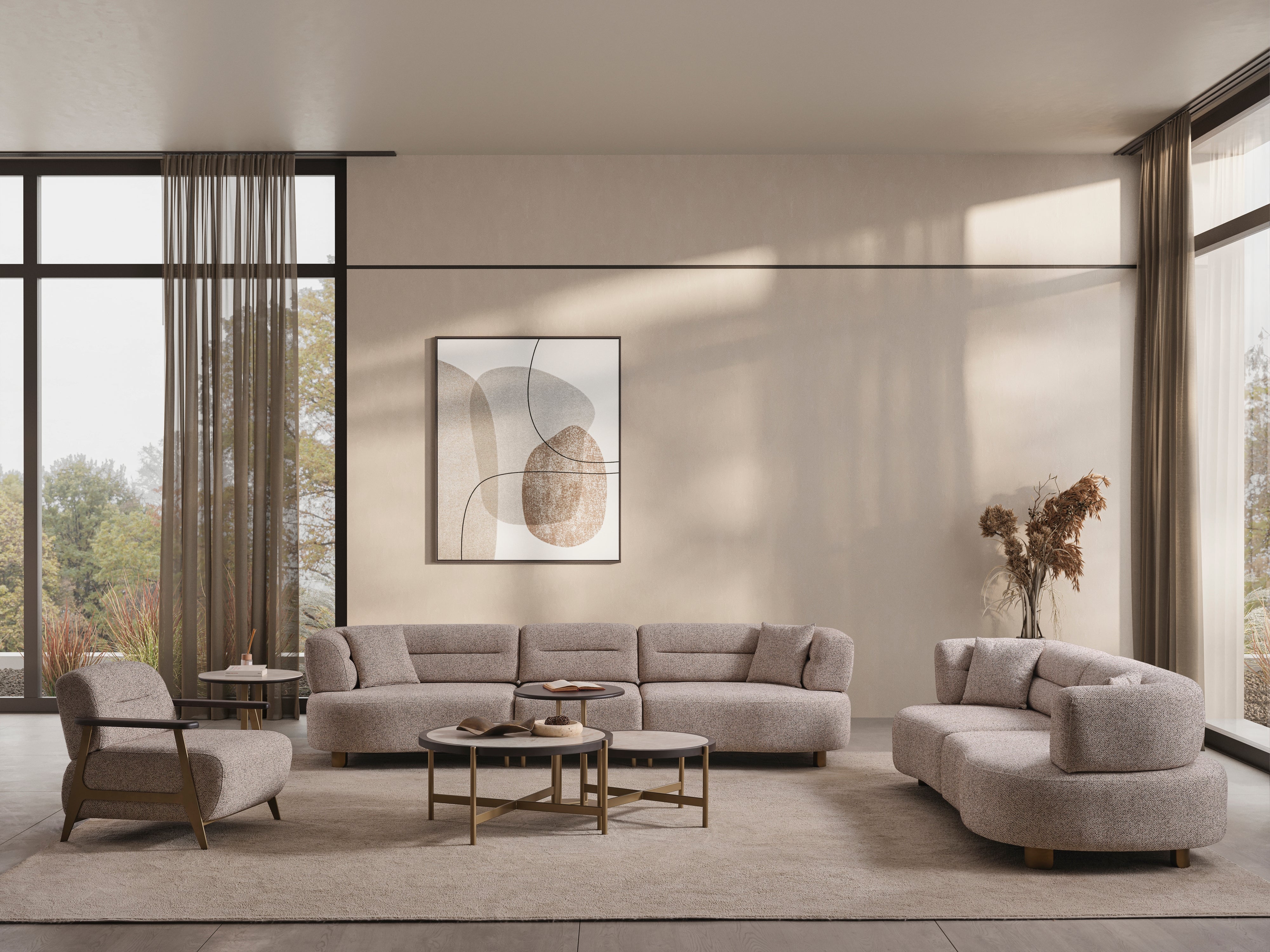 Madrid Sofa Set (O) by Netline Interiors