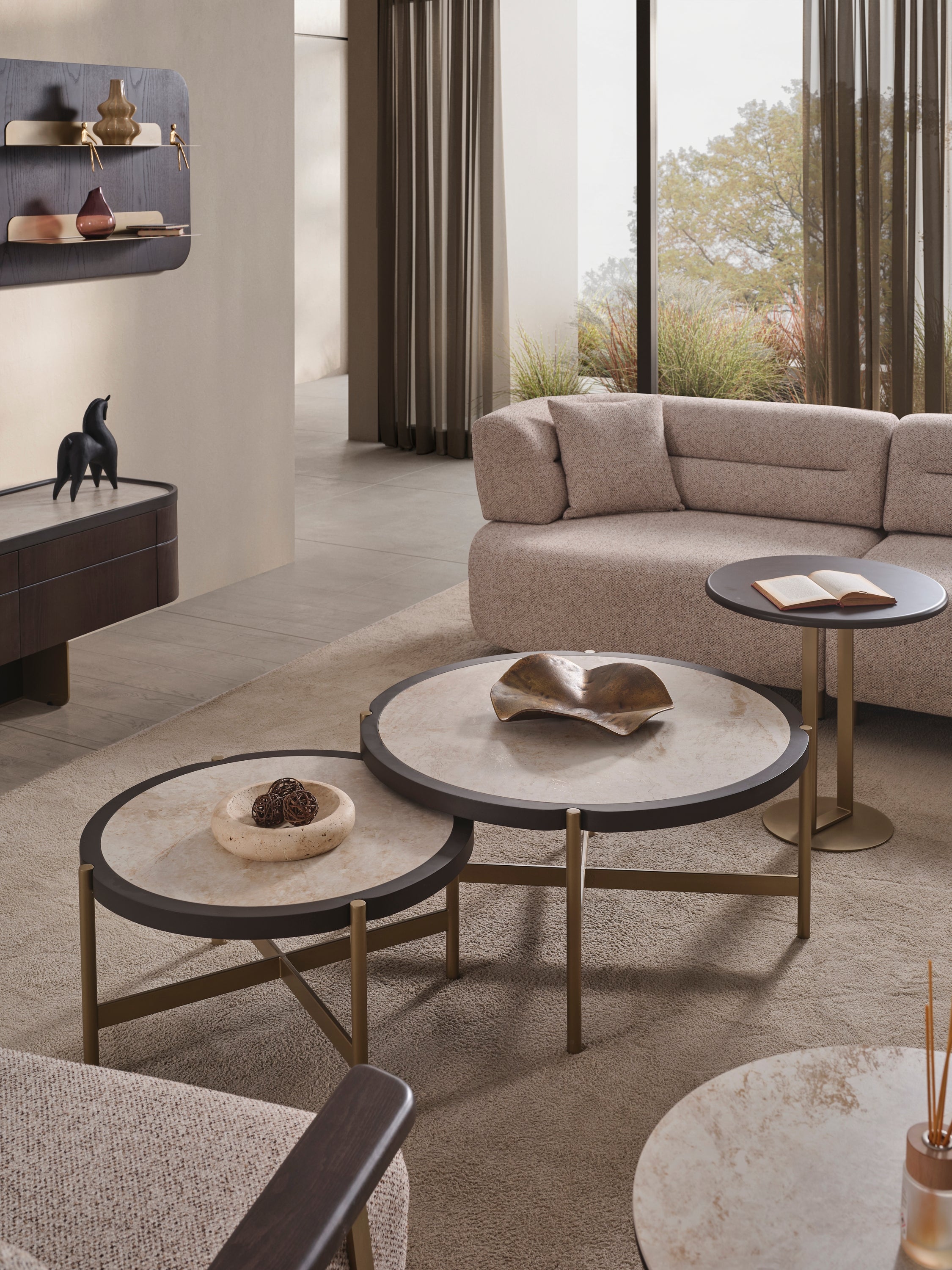 Madrid Coffee Table & Side Table (O) by Netline Interiors