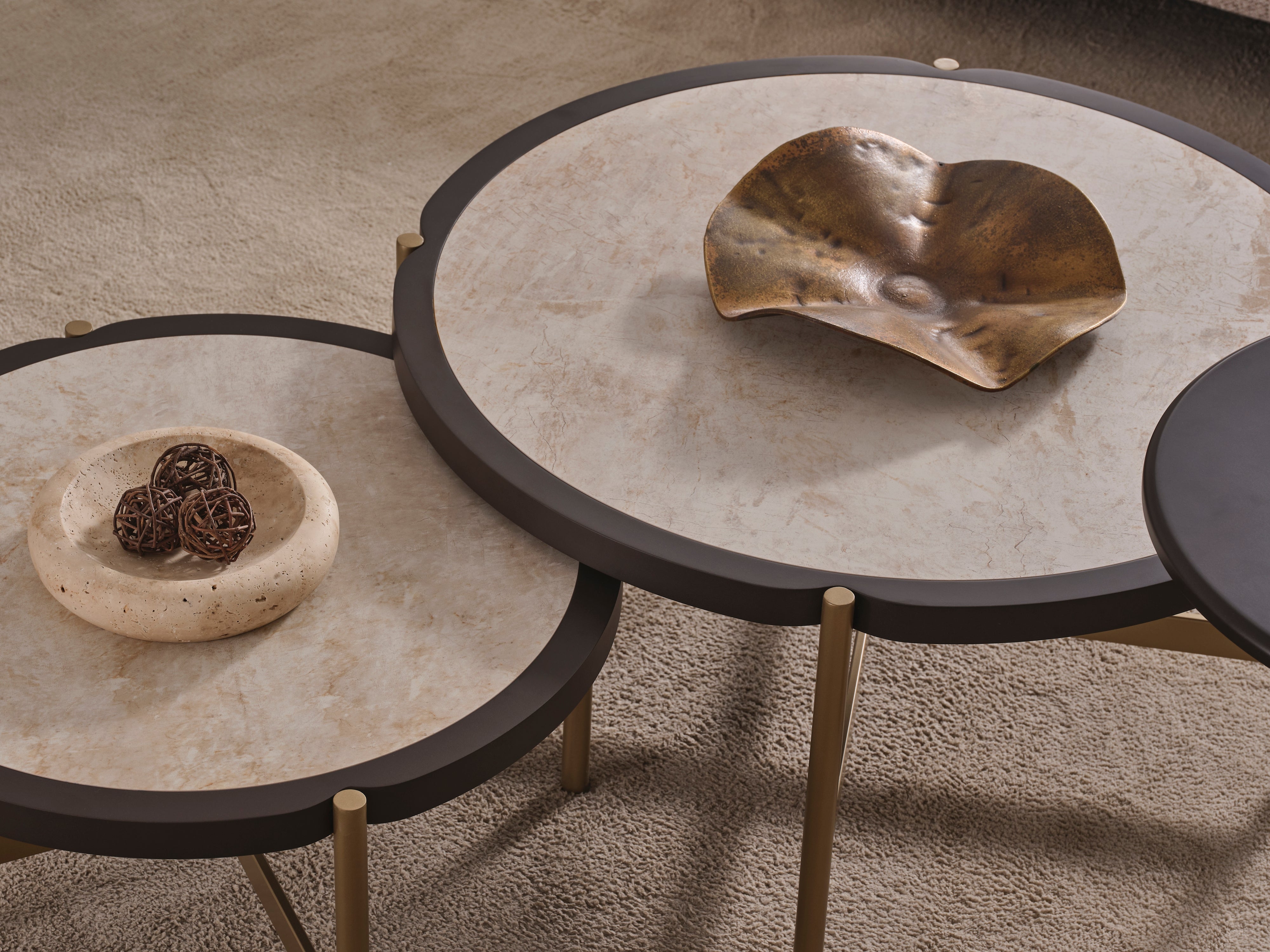 Madrid Coffee Table & Side Table (O) by Netline Interiors