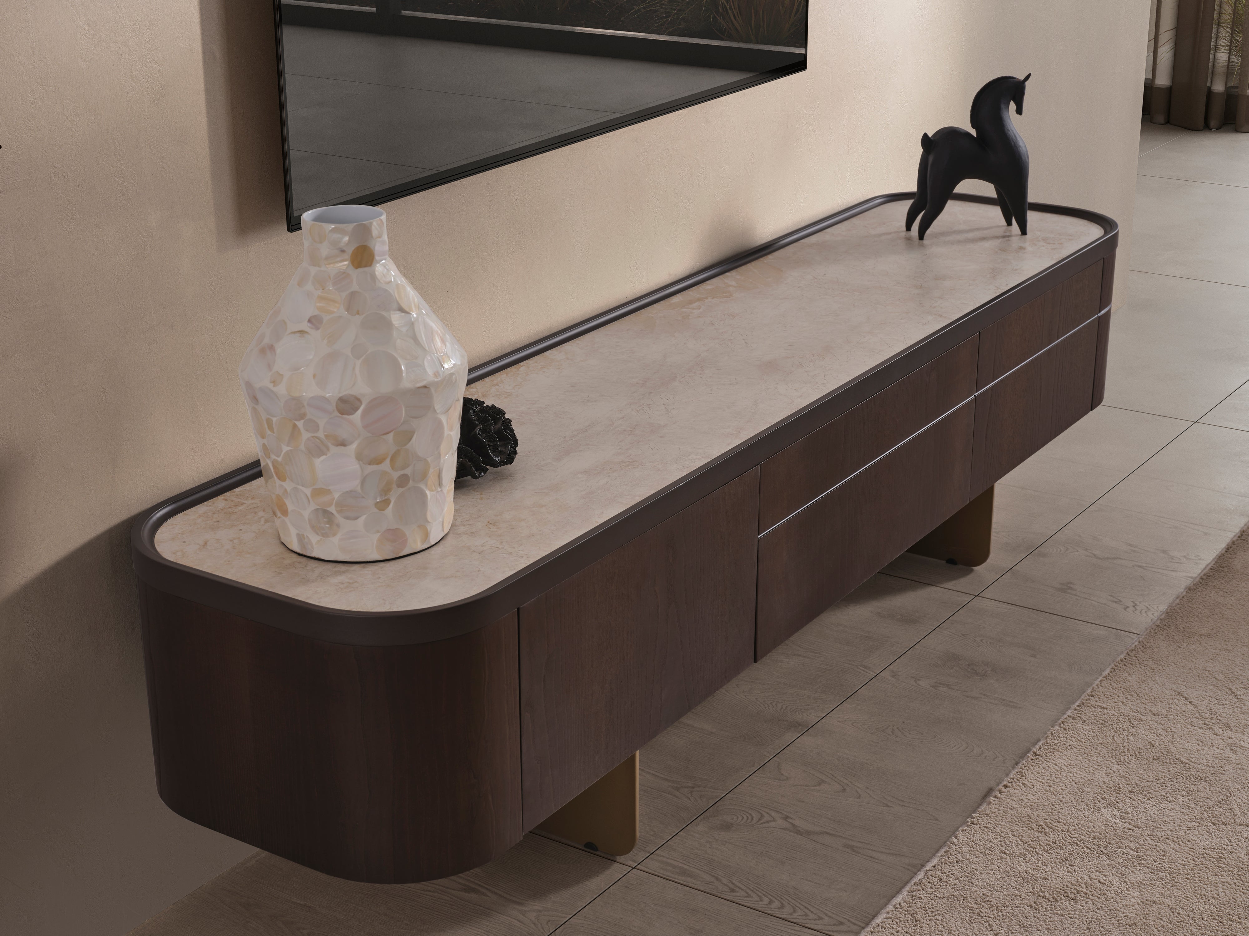 Madrid TV Unit (O) by Netline Interiors