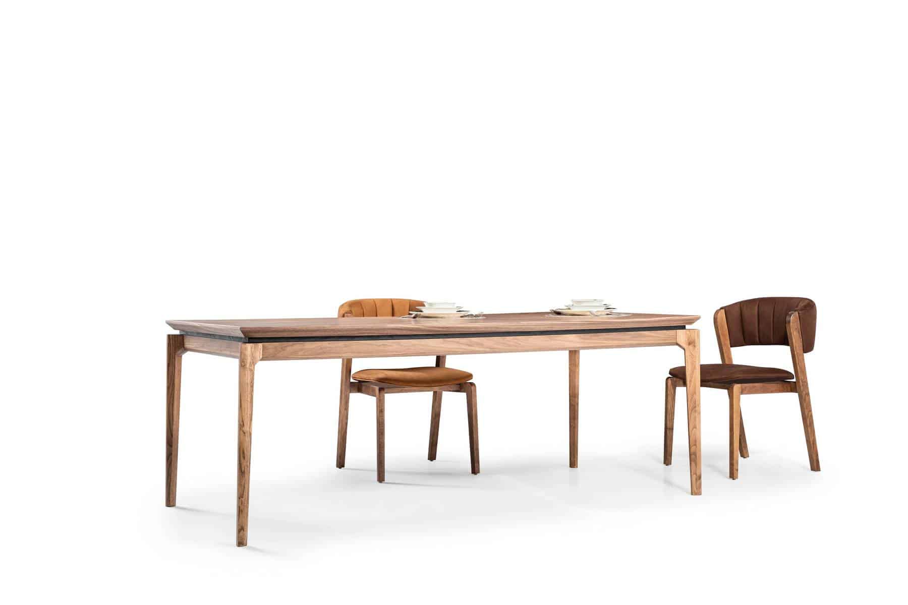 Modern Maserati dining room set by Netline Home Interior featuring a stylish table and matching chairs for elegant entertaining.
