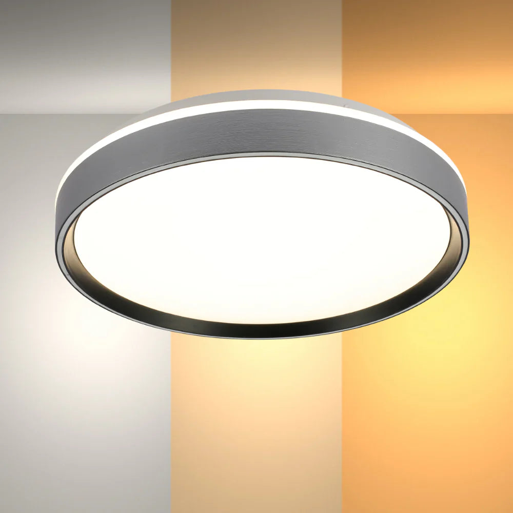 Modern Halo Effect LED ceiling light with color contrast design by Netline Home Interior, showcasing sleek contemporary lighting.