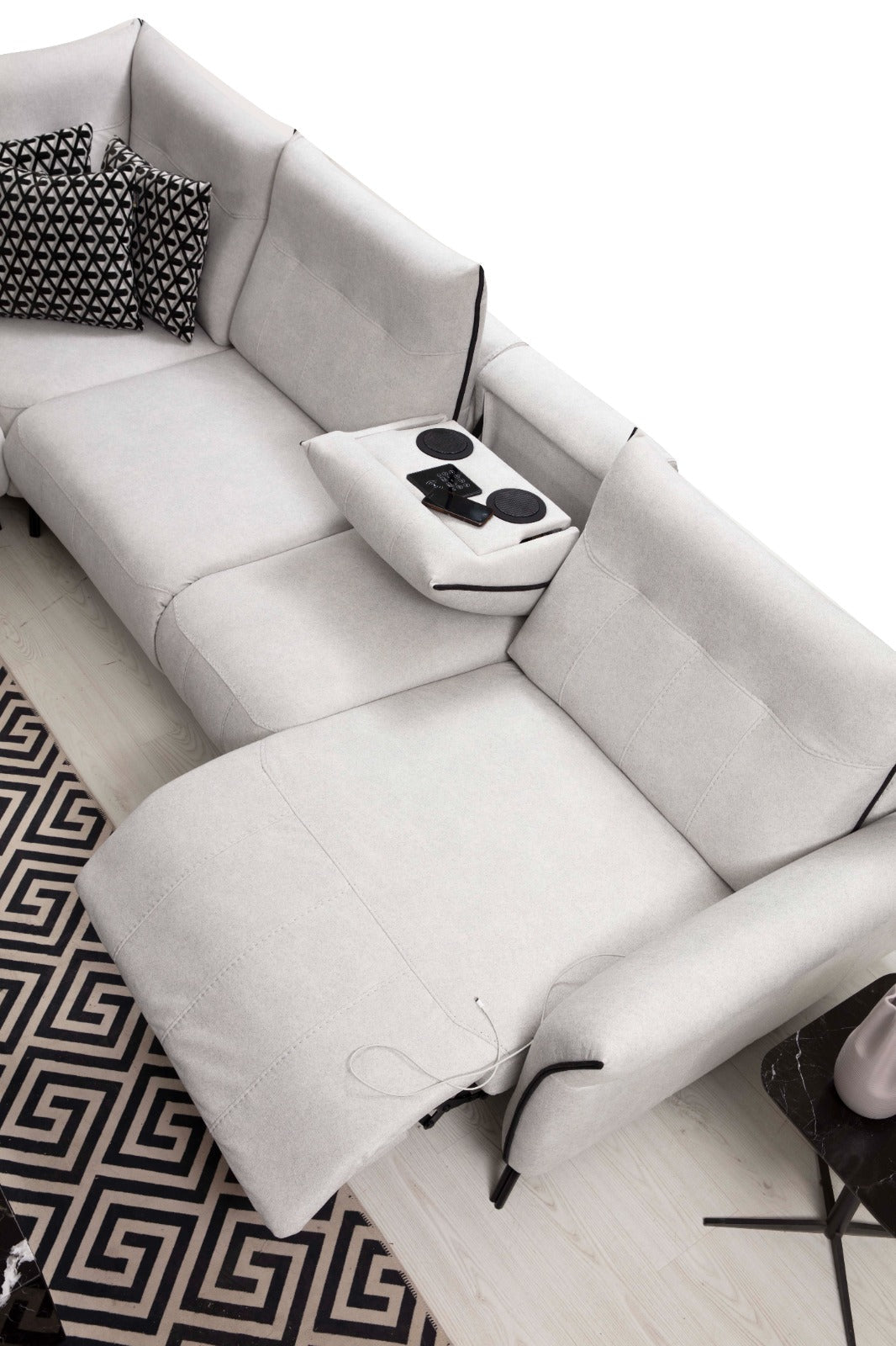 Mozart Corner Sofa by Netline Interiors