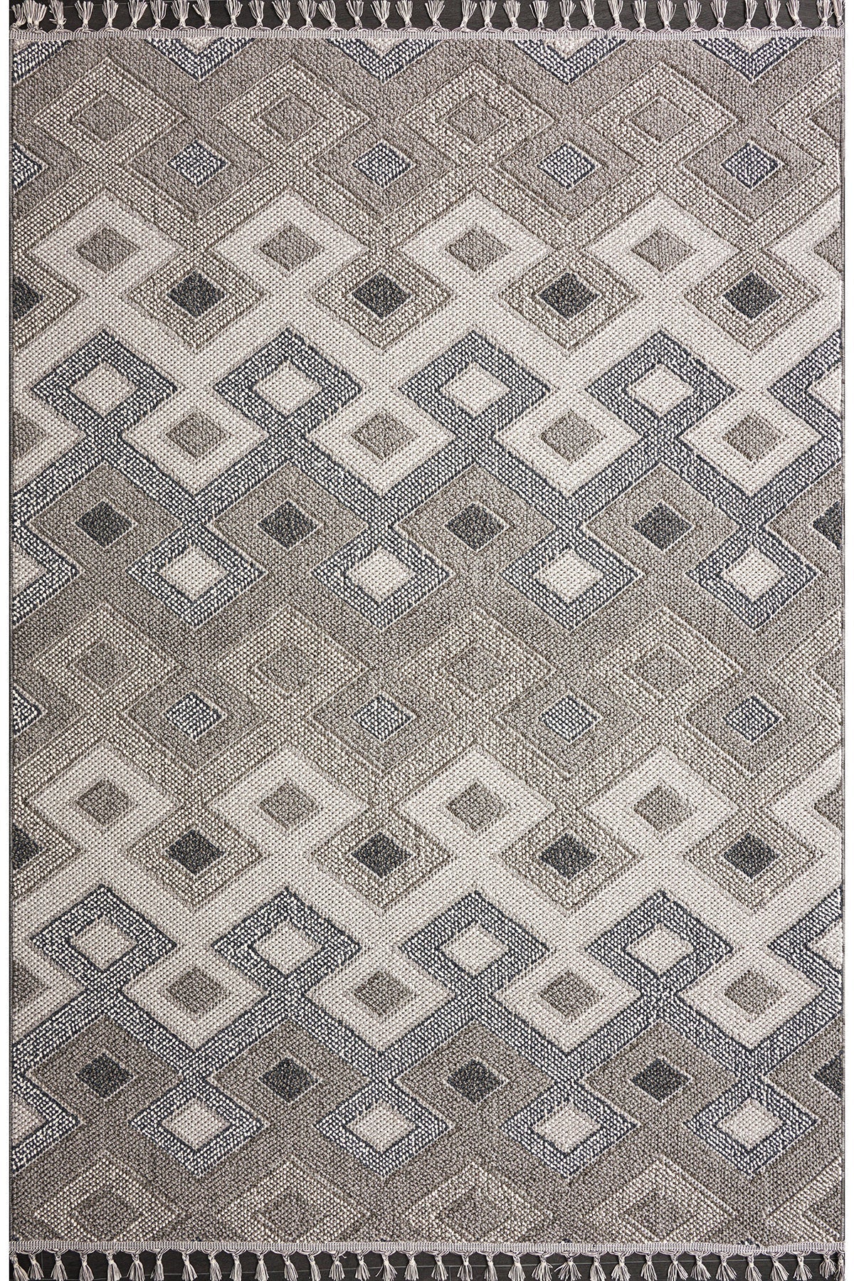 Modern Natura 9962 washable area rug by Netline Home in beige with soft, durable polypropylene, ideal for living rooms and bedrooms.