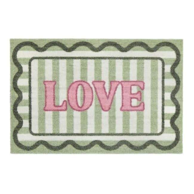 Washable Mats Bordered Design