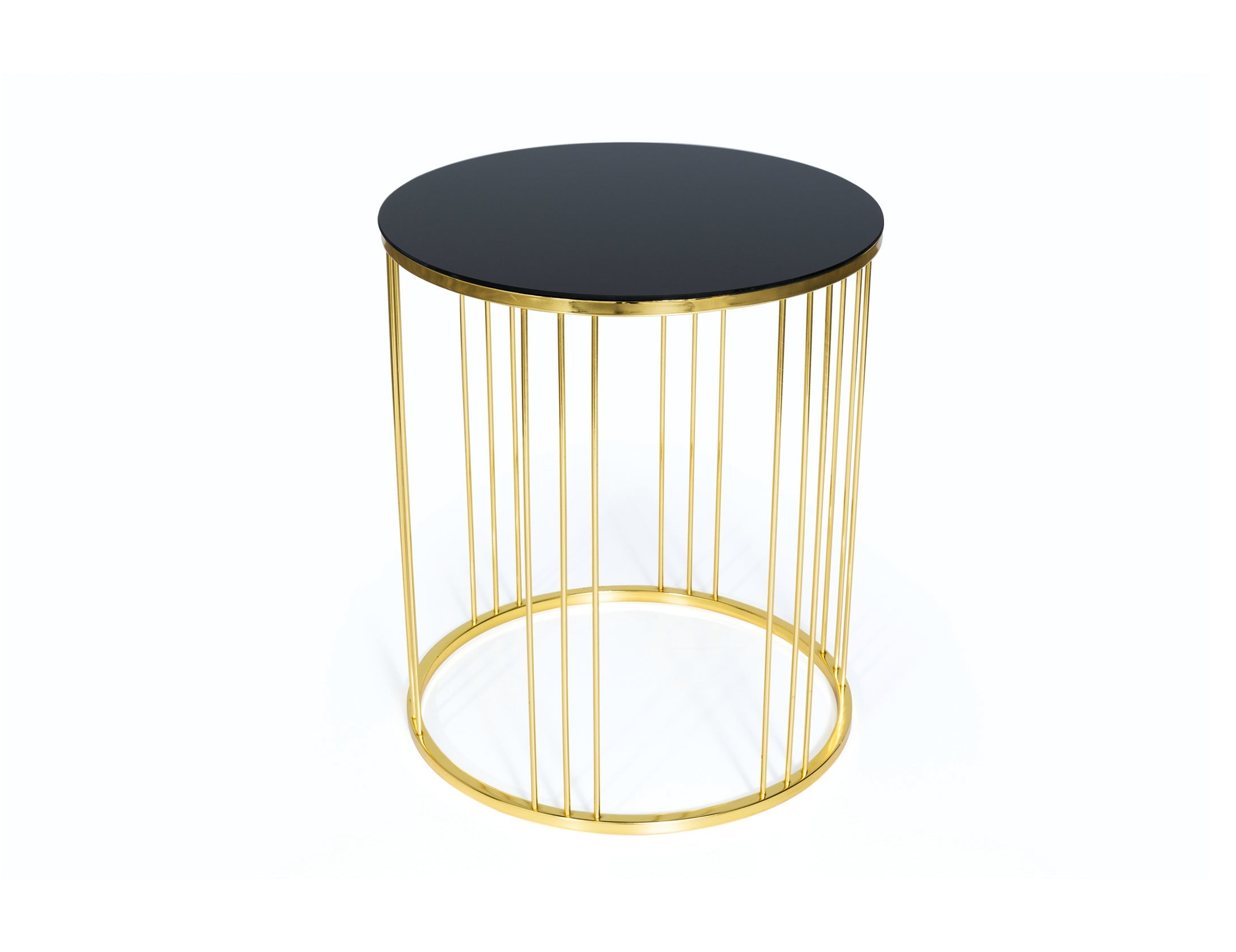 Gold-toned Odea Table from Netline Home Interior, a stylish coffee table with a modern design for living room accents.