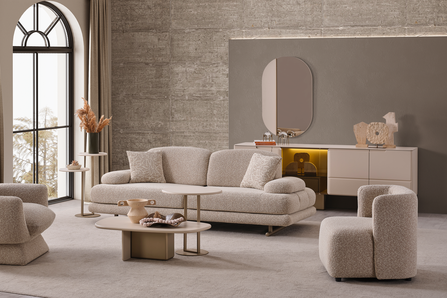 Oslo 3-Seater Sofa (O) by Netline Interiors