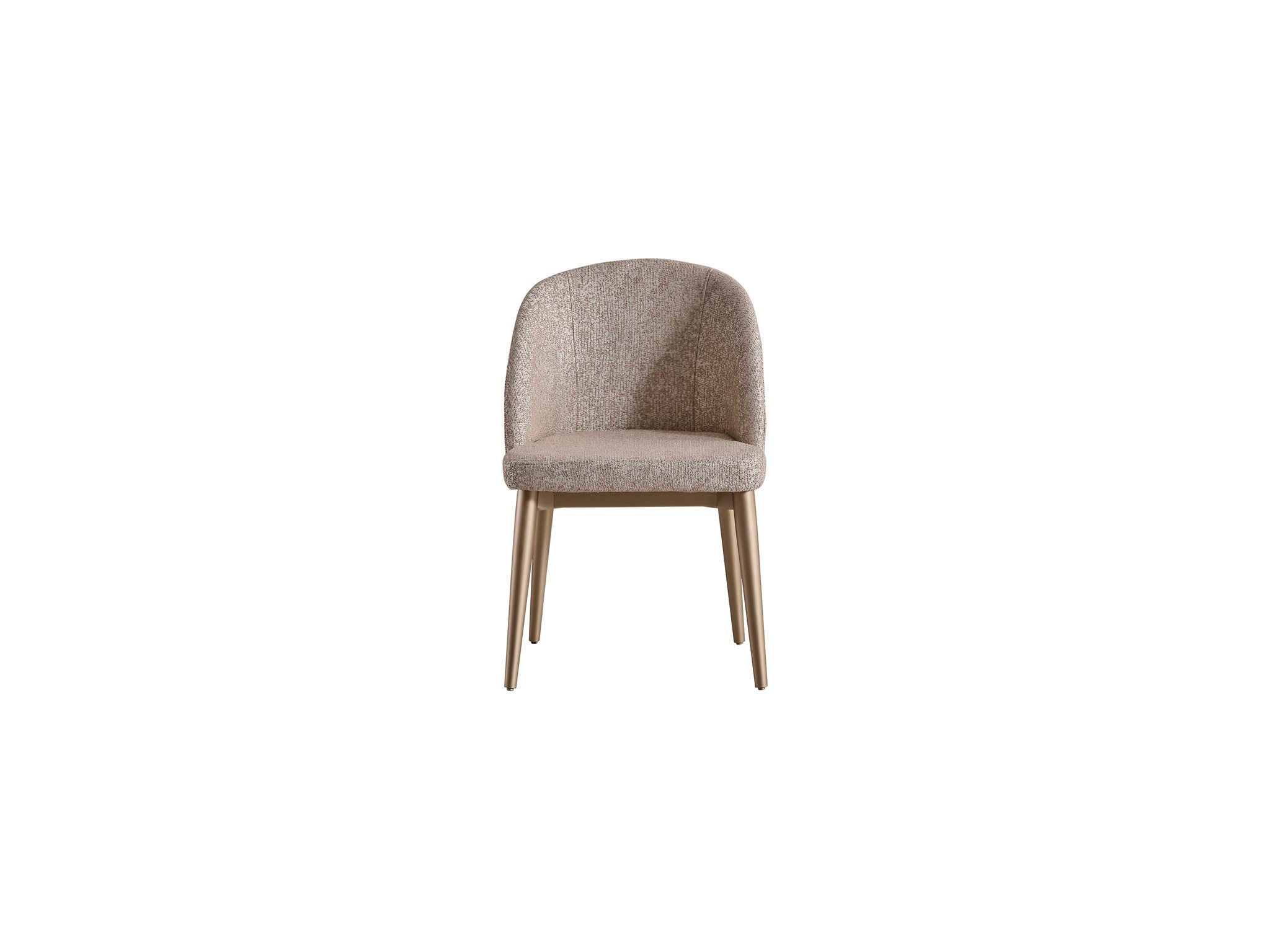 Luxury Oslo Dining Chair by Netline Home Interior, showcasing elegant design with plush upholstery and wooden legs.