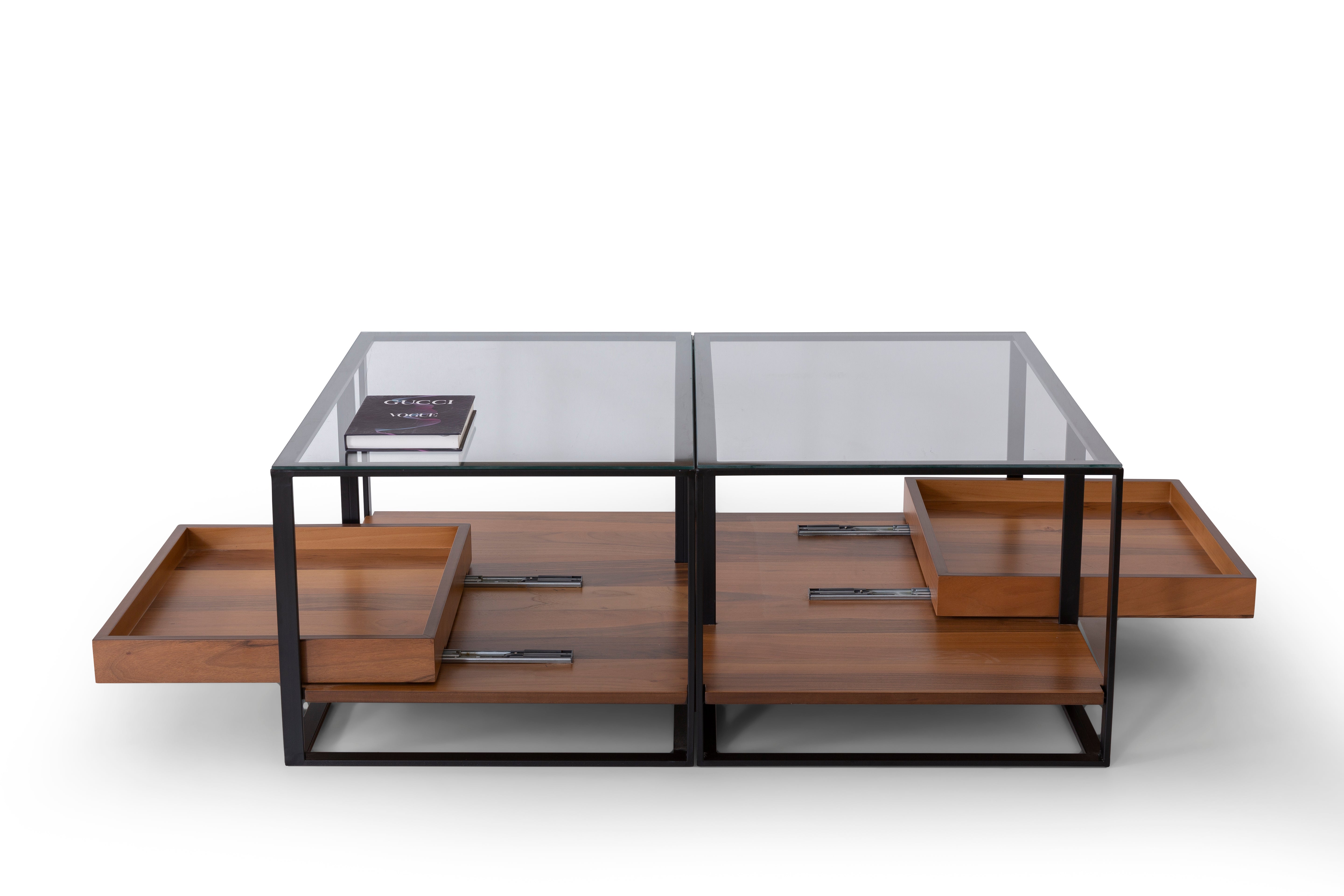 Netline Home Interior Roma coffee table with sleek wooden surface and modern design for stylish living room decor.
