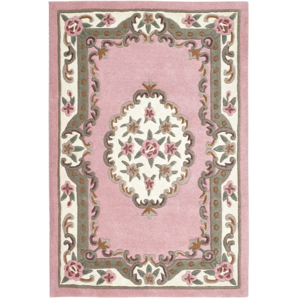 Shensi Pink Medallion Rug